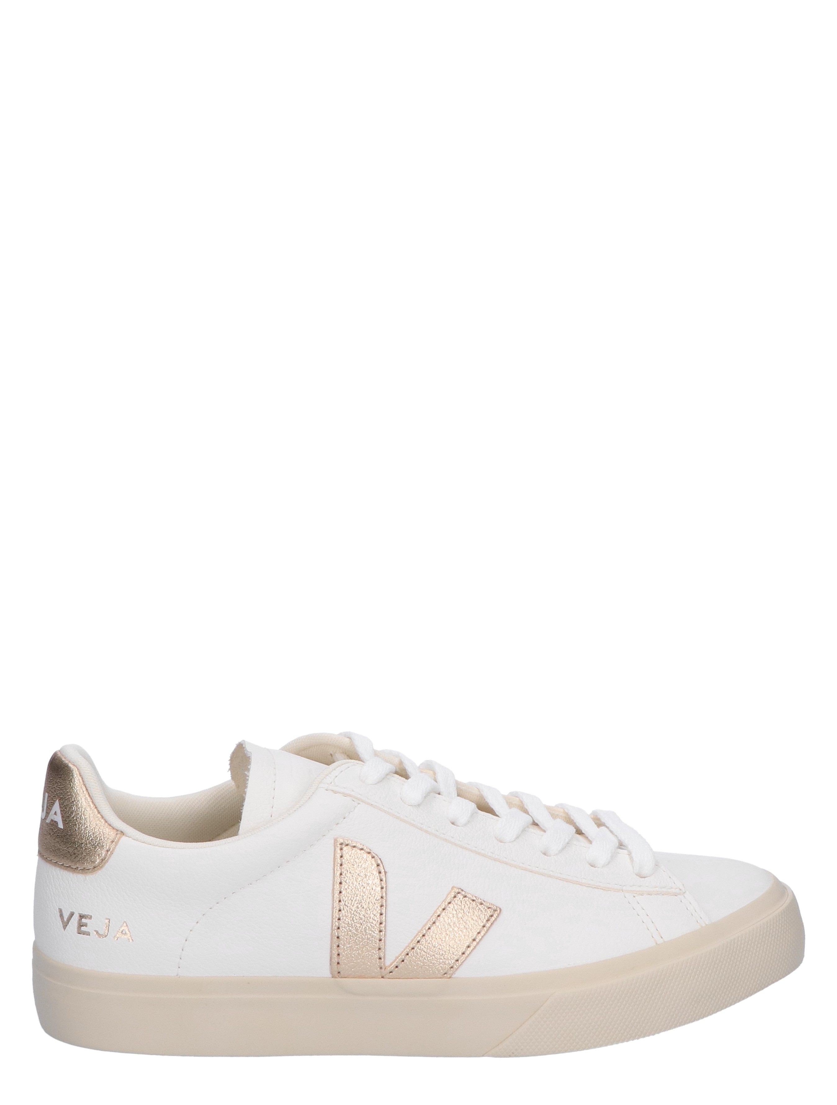 Campo Women Leather White Gold