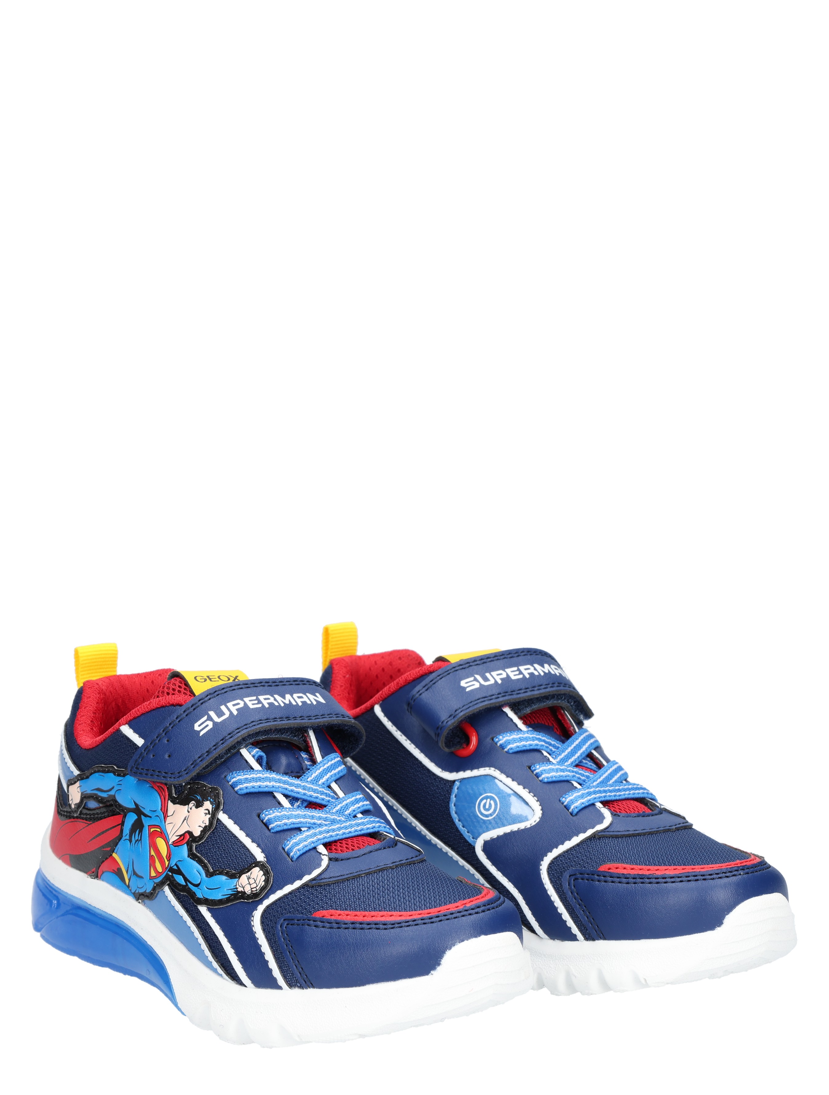 Geox - Ciberdron Superman 05411 C0200 Blue Red - Jongens - Sneakers - Lage Sneakers - 48255_34_5