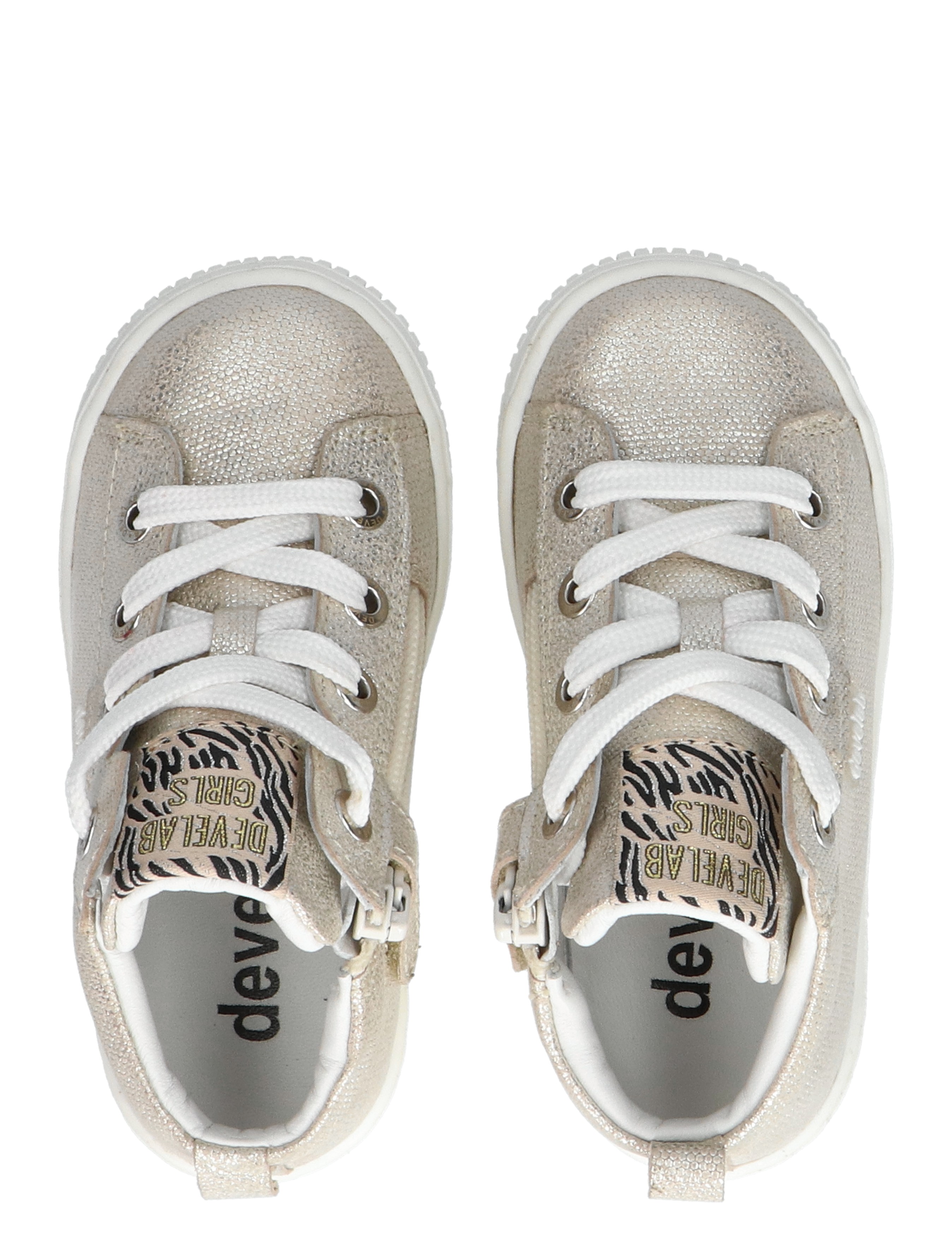 Develab - 44326 351 Gold Metallic - Meisjes - Sneakers - Hoge Sneakers - 44546_53_7