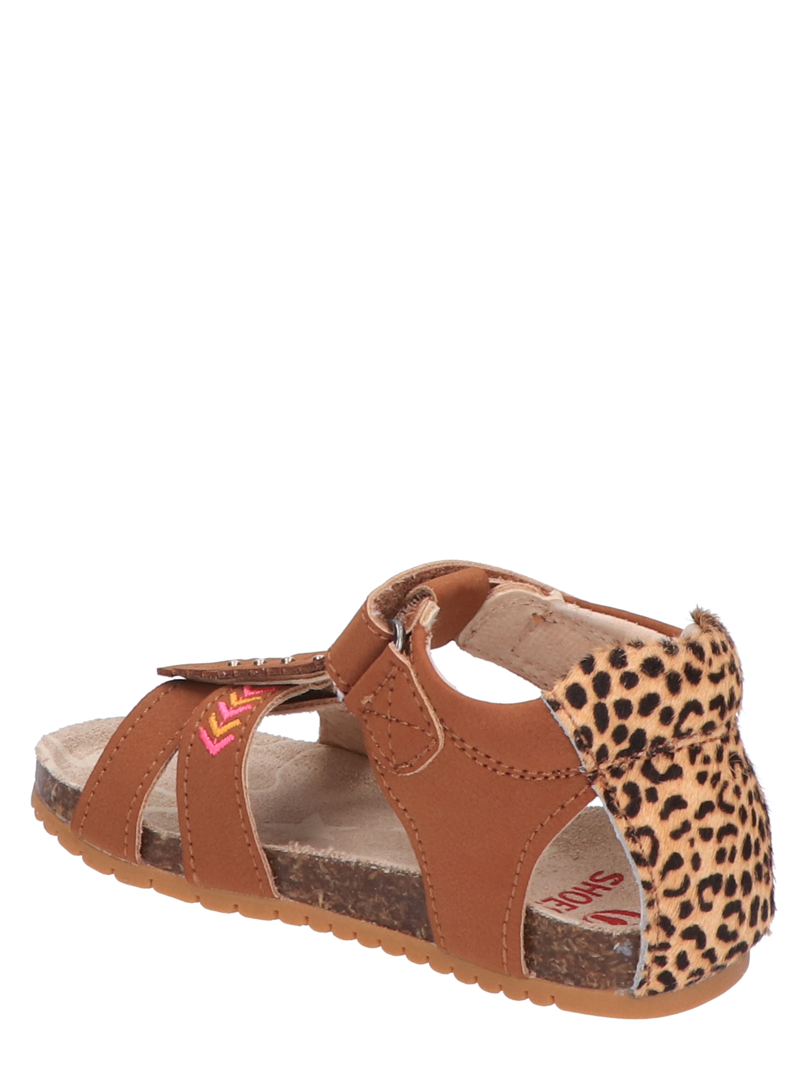 Shoesme - B125S006 C Cognac Panter - Meisjes - Sandalen - 47428_22_4