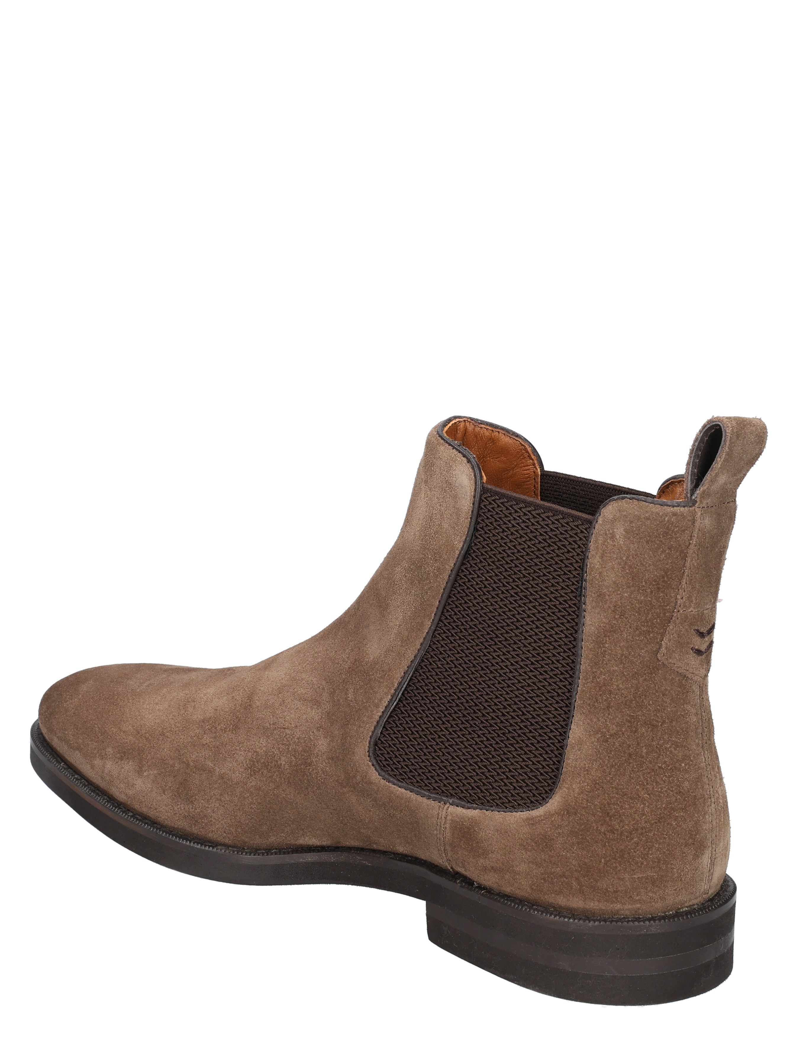 stuletkikker, boot, Chelsea boot, suede, brown