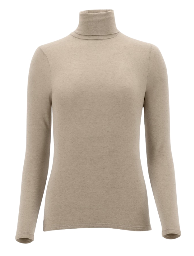 Perfect Line Cashmere Turtleneck 1600 Beige