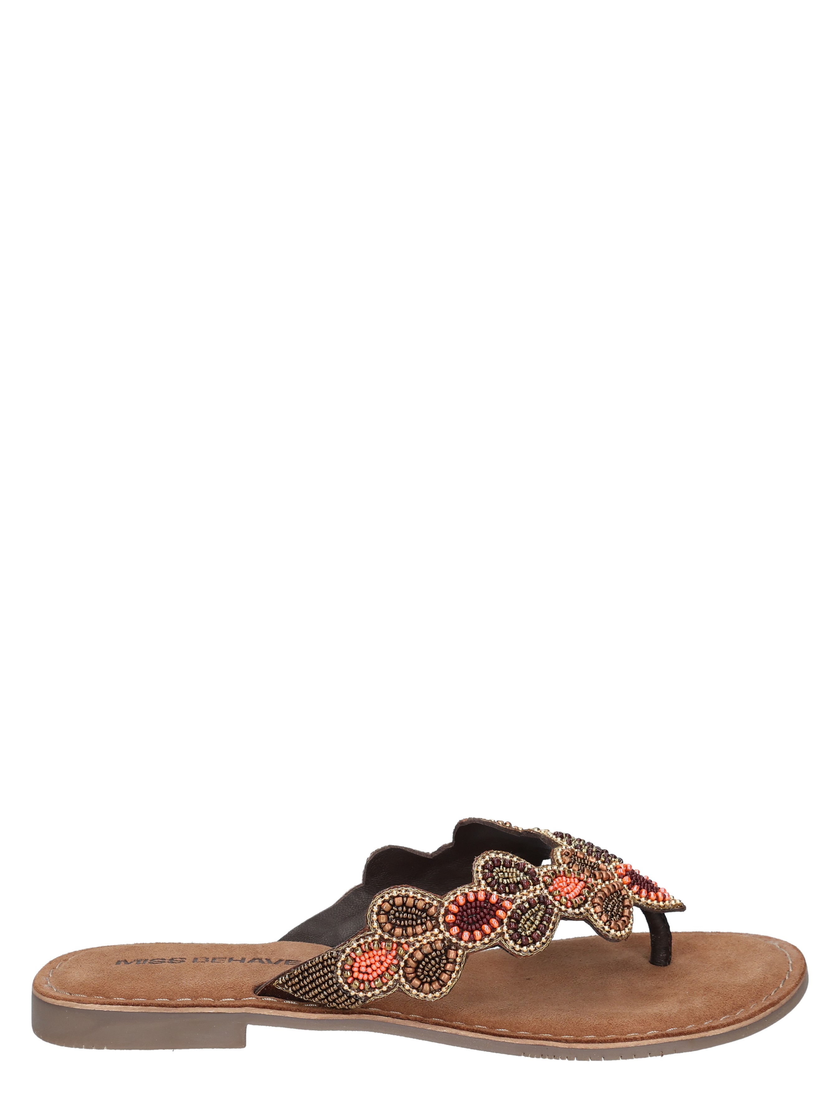 Miss Behave - Zelda Brown Multi - Dames - Slippers - 50308_22_2