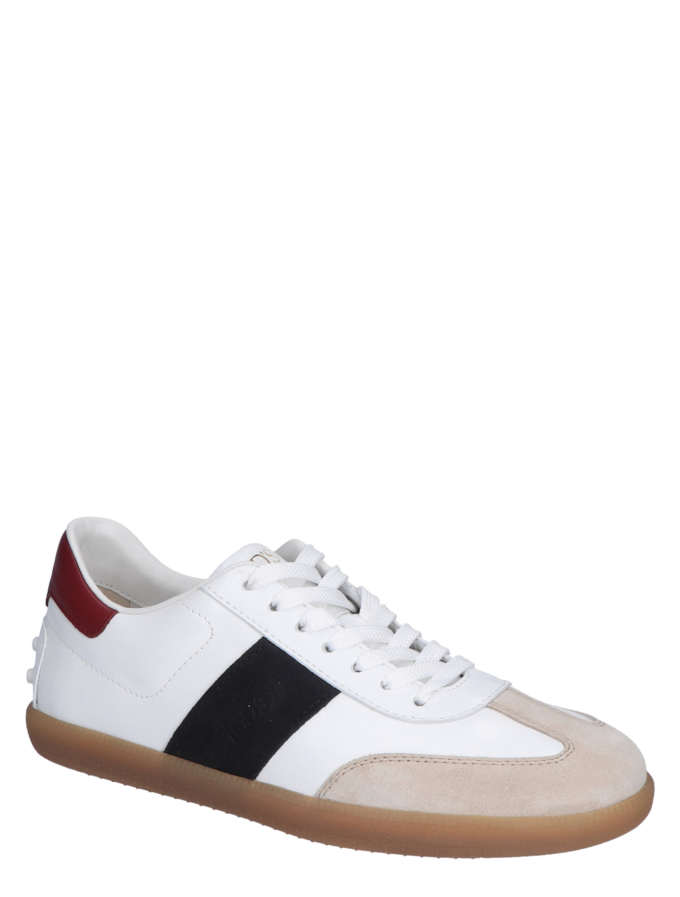 Tods - Tabs Sneakers in Leather YYF8 White Black - Sneakers - Dames - Lage Sneakers - 47388_81_3