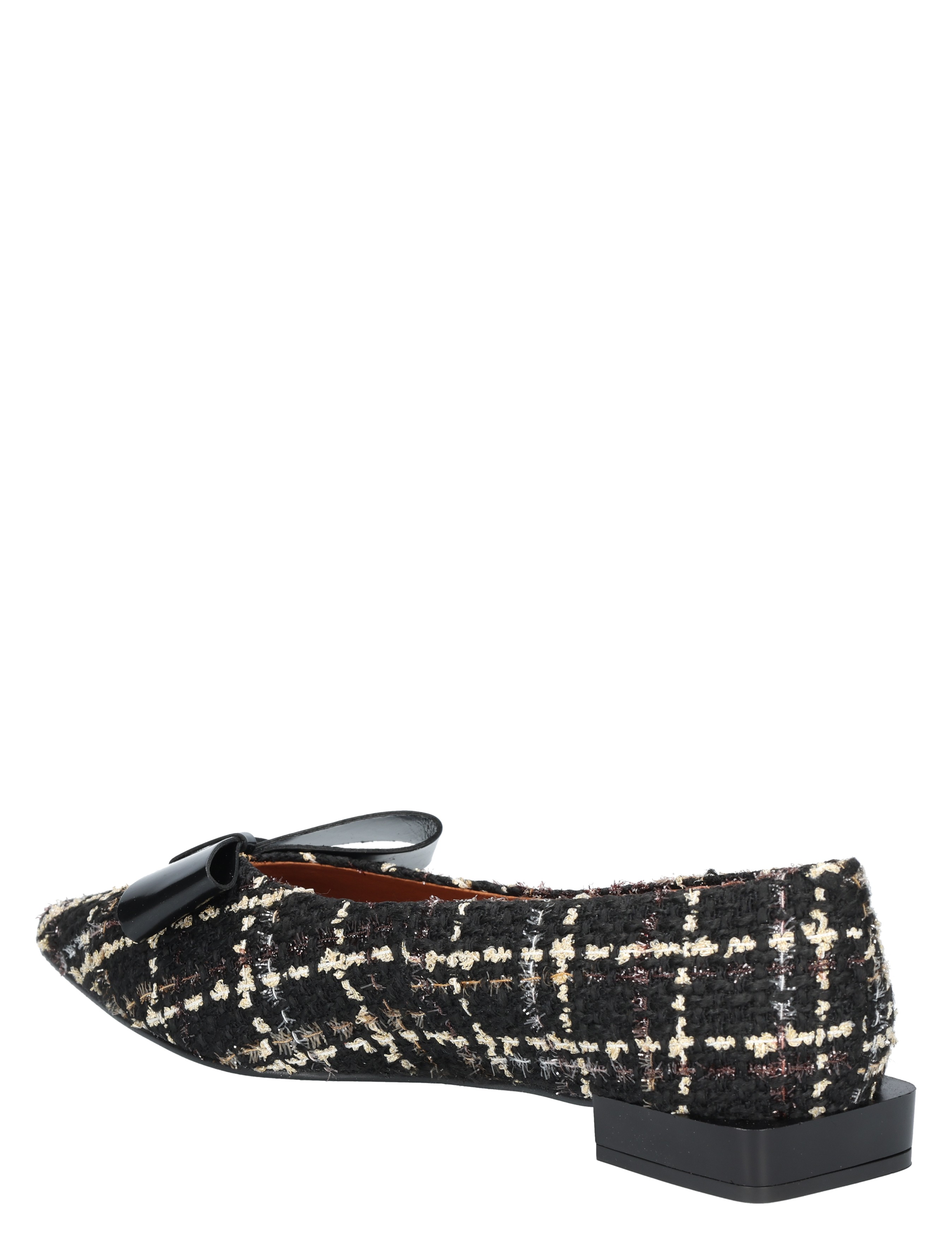 Angel Alarcon - 25513-530B Tweed Black White - Dames - Ballerinas - 49102_18_4