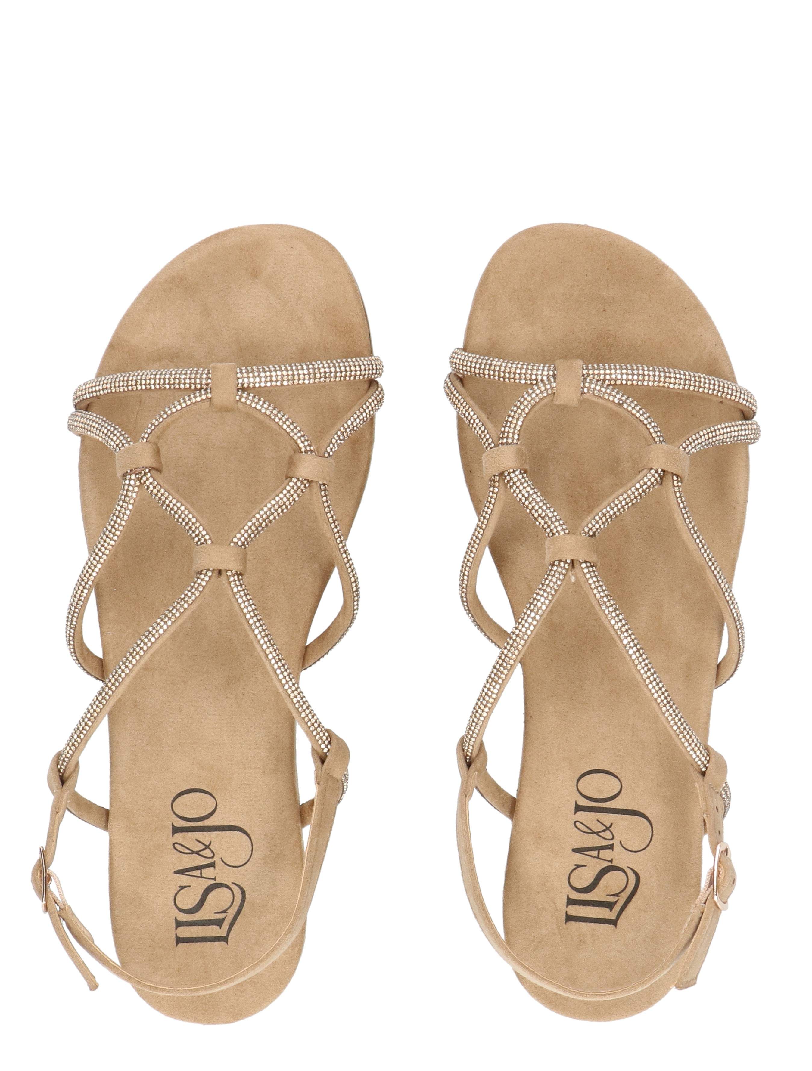 Lisa & Jo - Zaila Beige - Dames - Sandalen - 50198_77_7