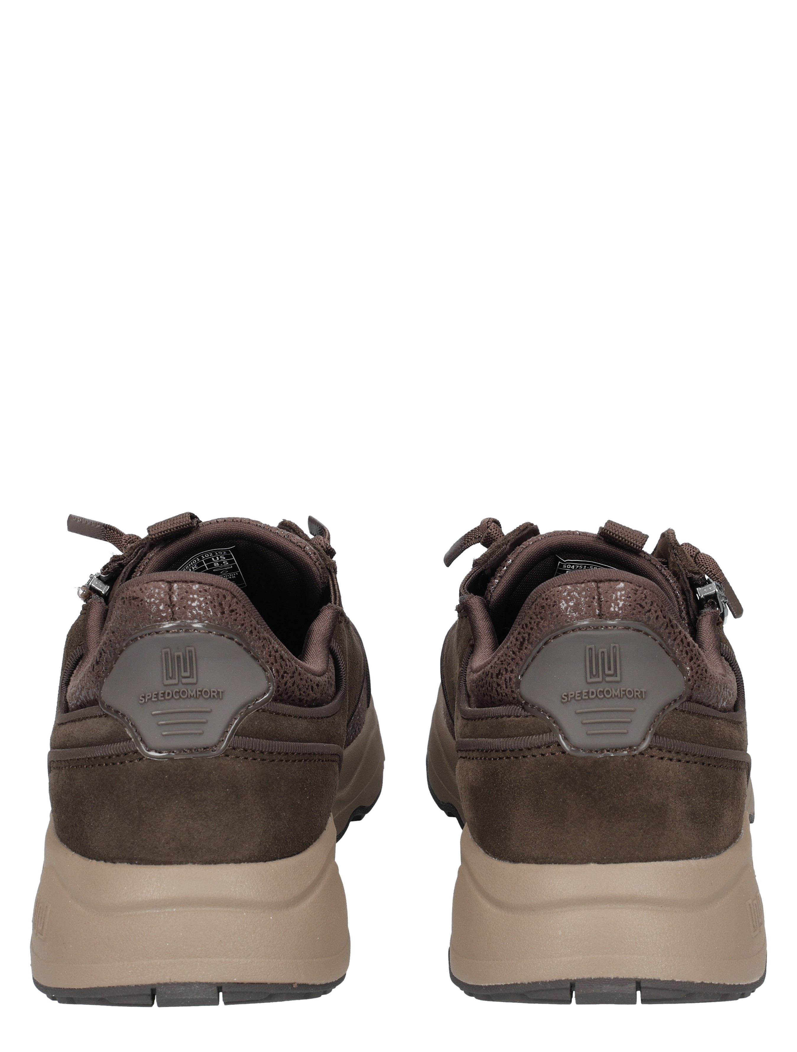 sneaker, bruine kleur, luxe casual, ruglederen details, zool
