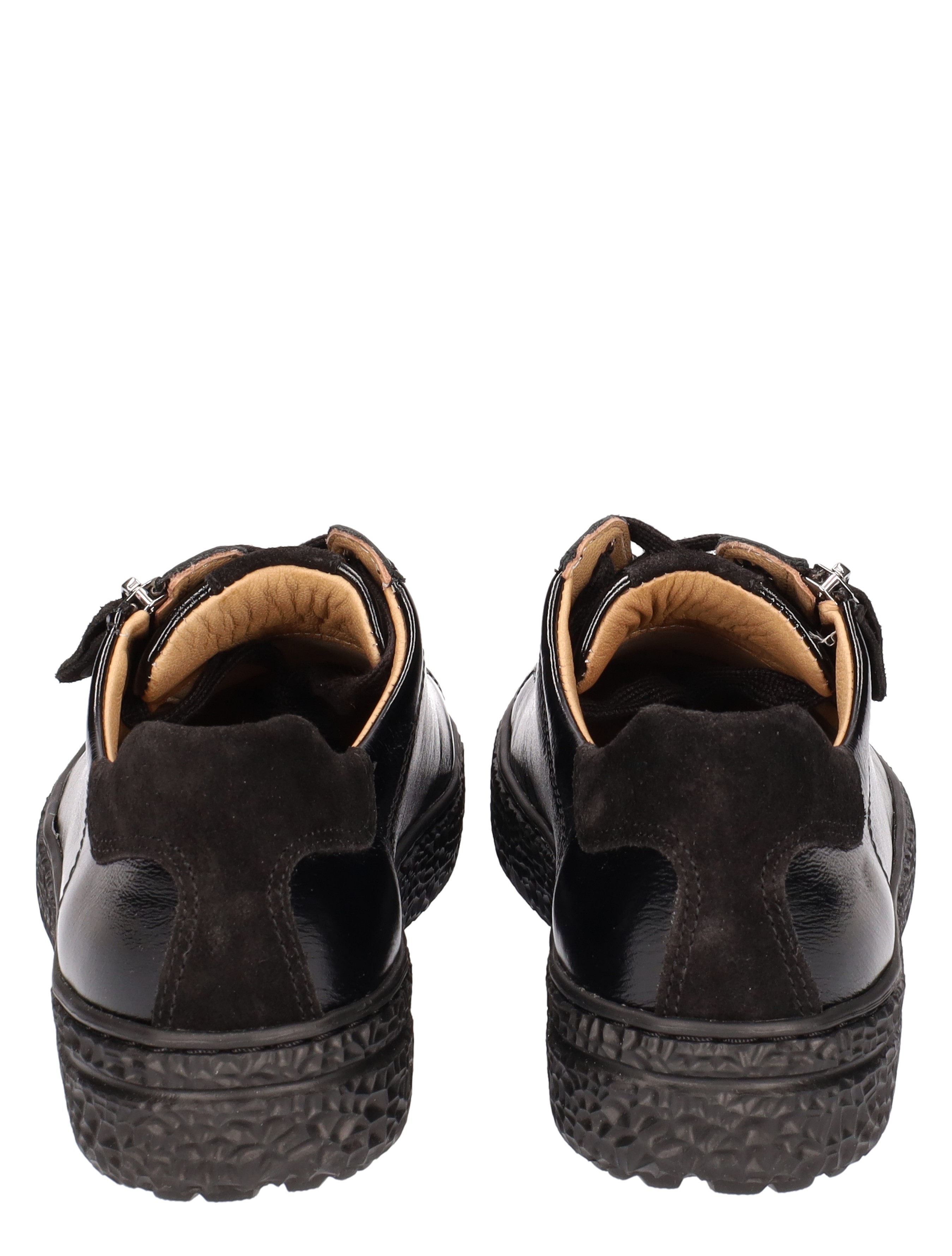 Phil Shoe Black Leather H-Wijdte