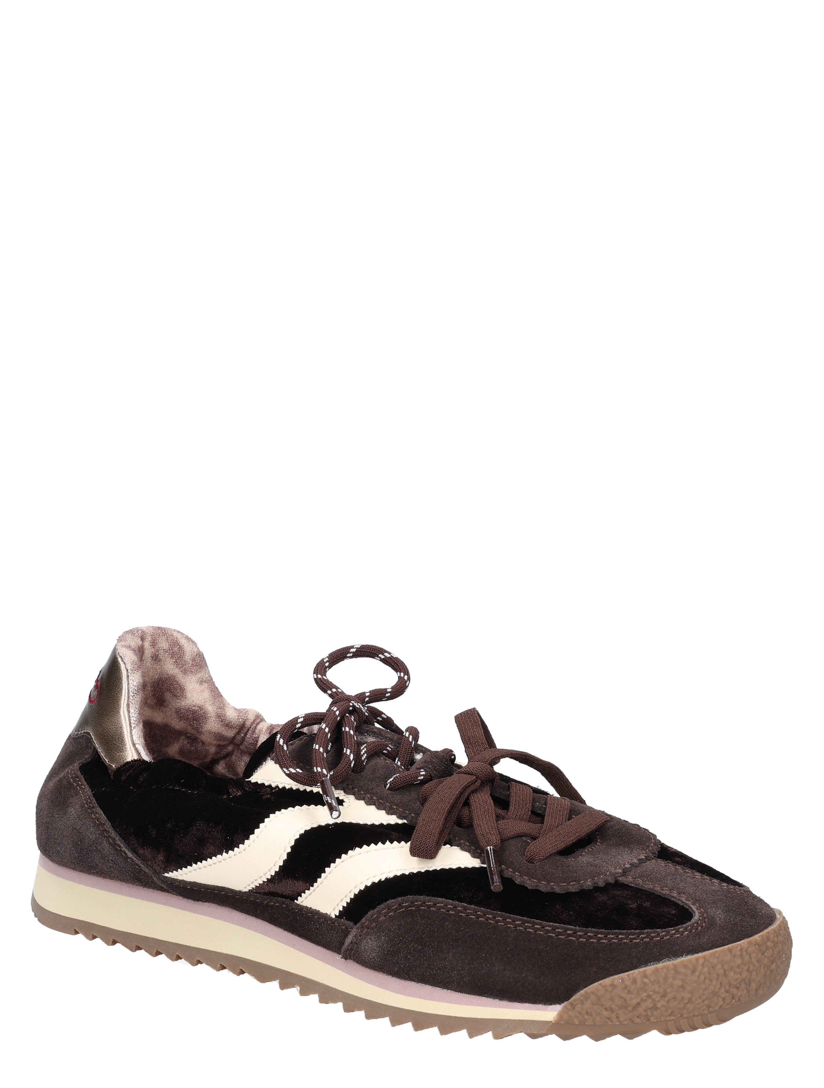 sneaker, wedge, donkerbruin, suede, dogevoegde_sneaker
