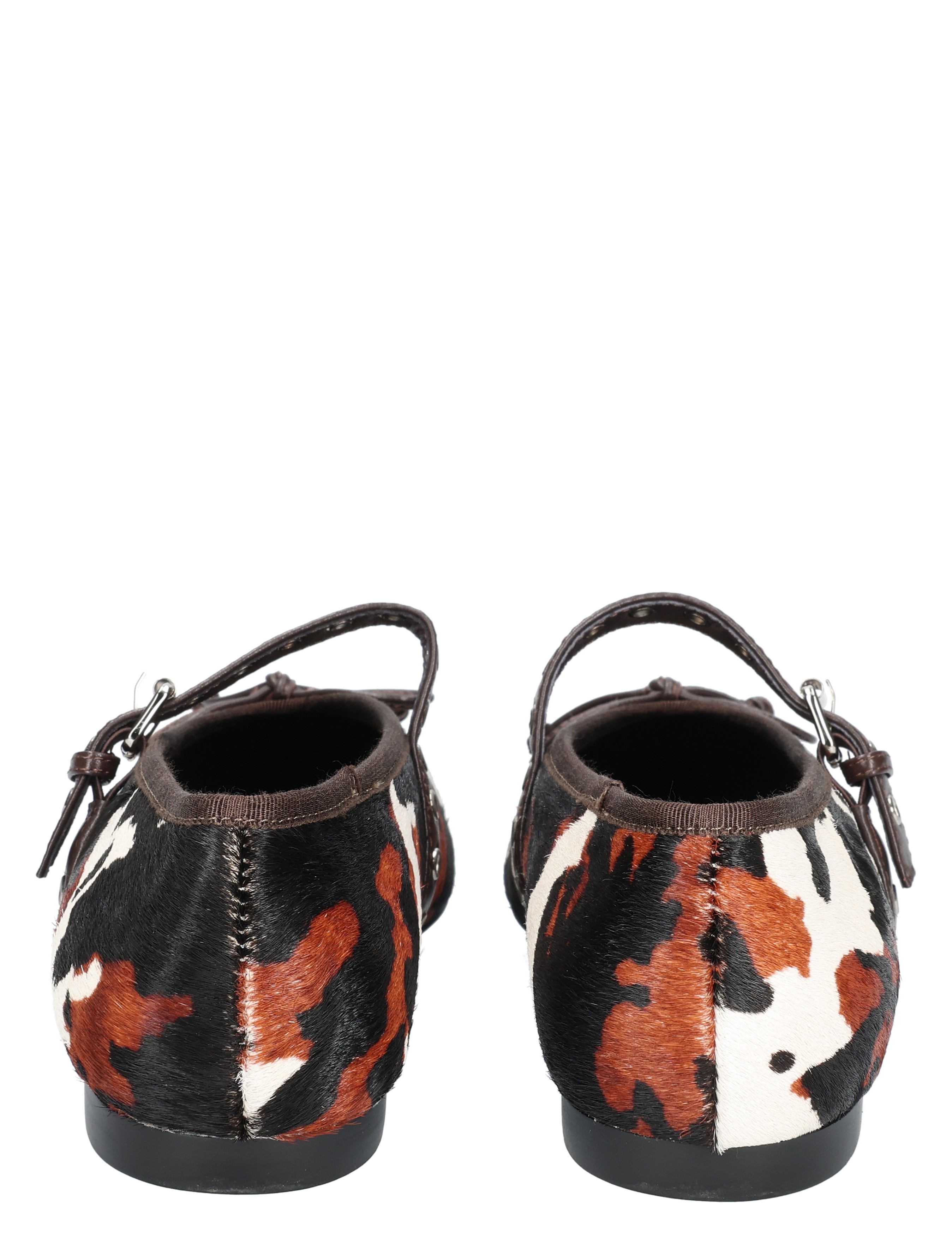 Bibi Lou - 730Z91VK Brown Black White - Dames - Ballerinas - 49031_28_6