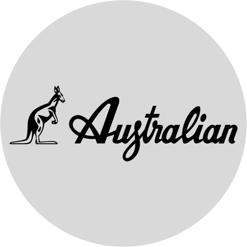 logo,  Australian, brand logo, kangaroo, circle logo