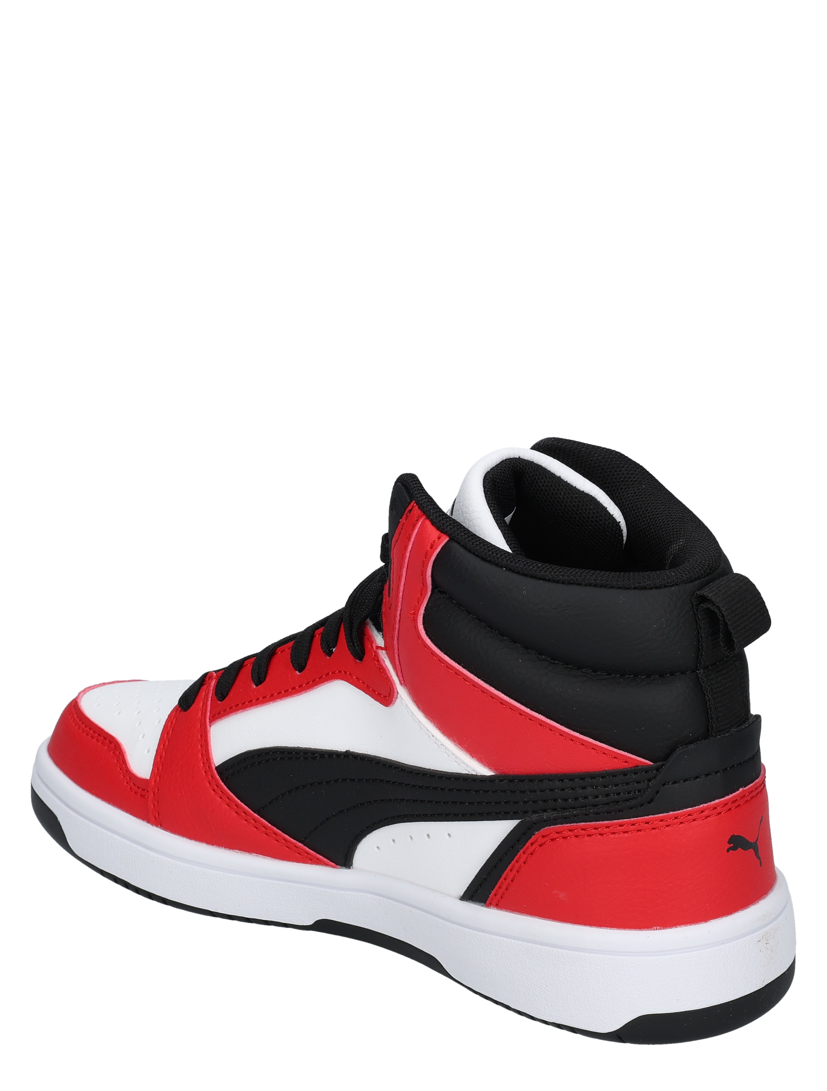 Puma - Rebound V6 Mid 393831 03 White Black For All - Jongens - Sneakers - Lage Sneakers - 49713_84_4