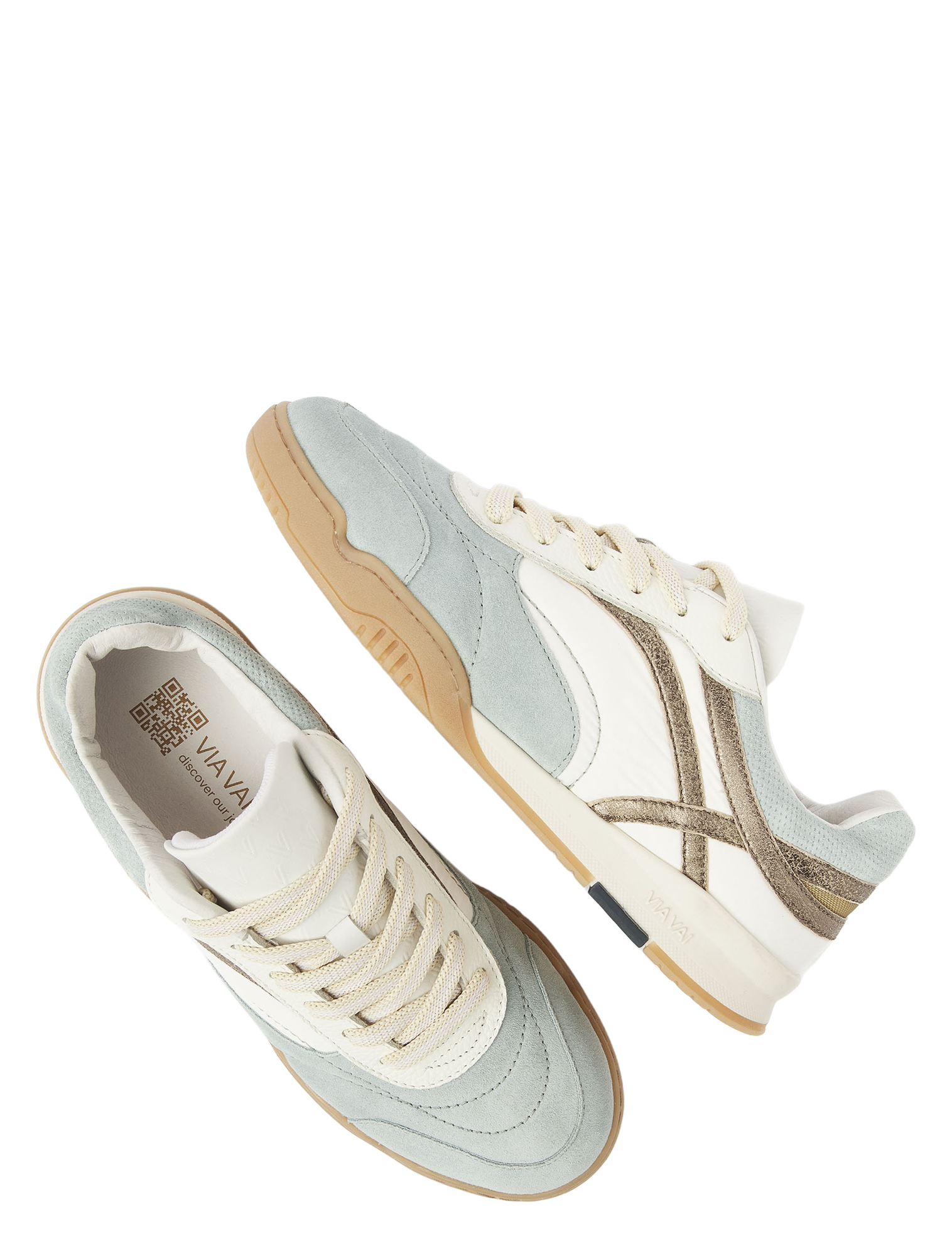 VIA VAI - 62393 Kris Sky 01-1341 Sierra Mud - Dames - Sneakers - Lage Sneakers - 51362_33_4