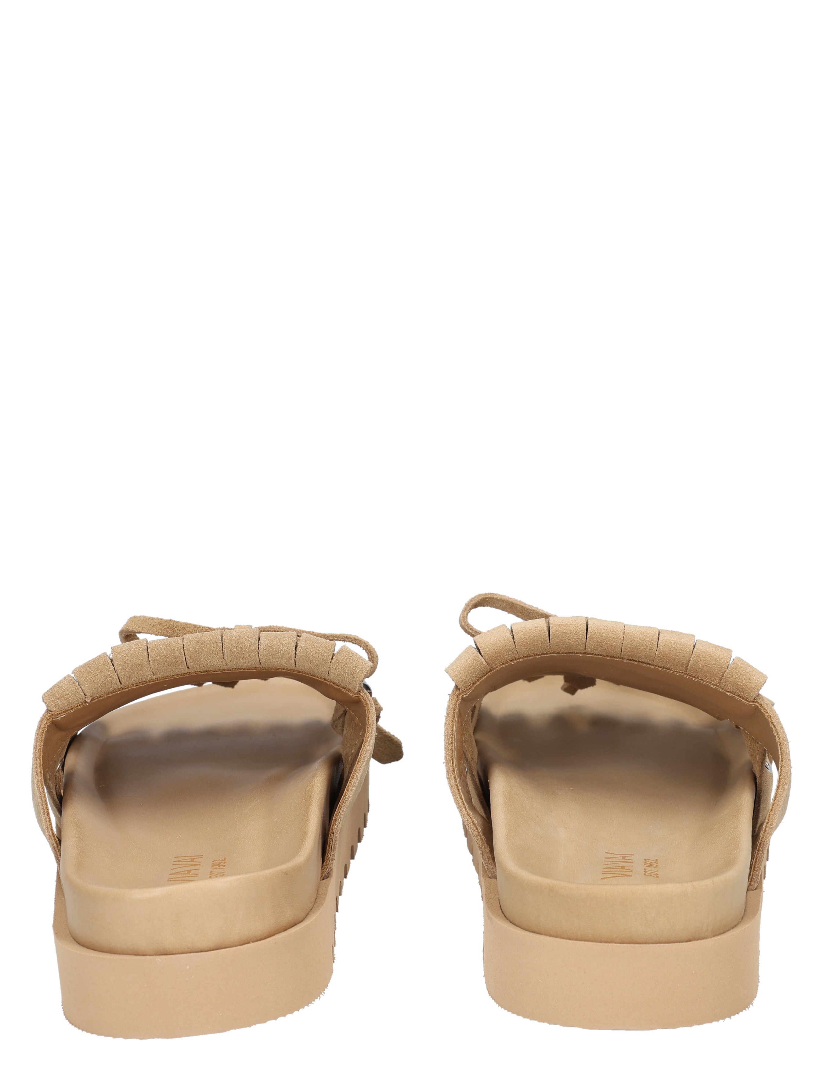 slippers, sandalen, platfrom, beige, sandkleur