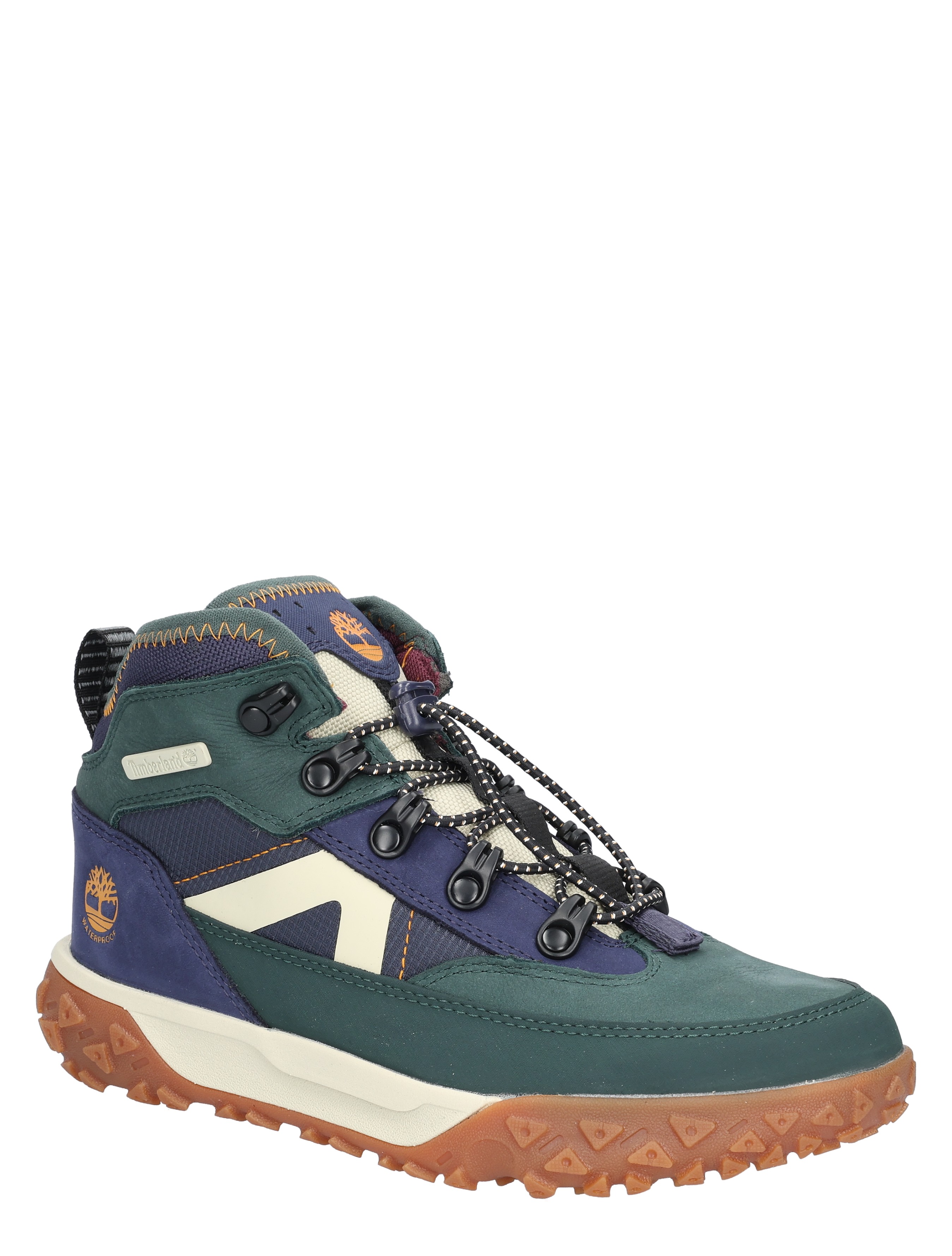 Timberland - Greenstride Motion Kid Dark Green Nubuck - Meisjes - Jongens - Veter Boots - Boots - Boots - Veter Boots - 48238_66_3