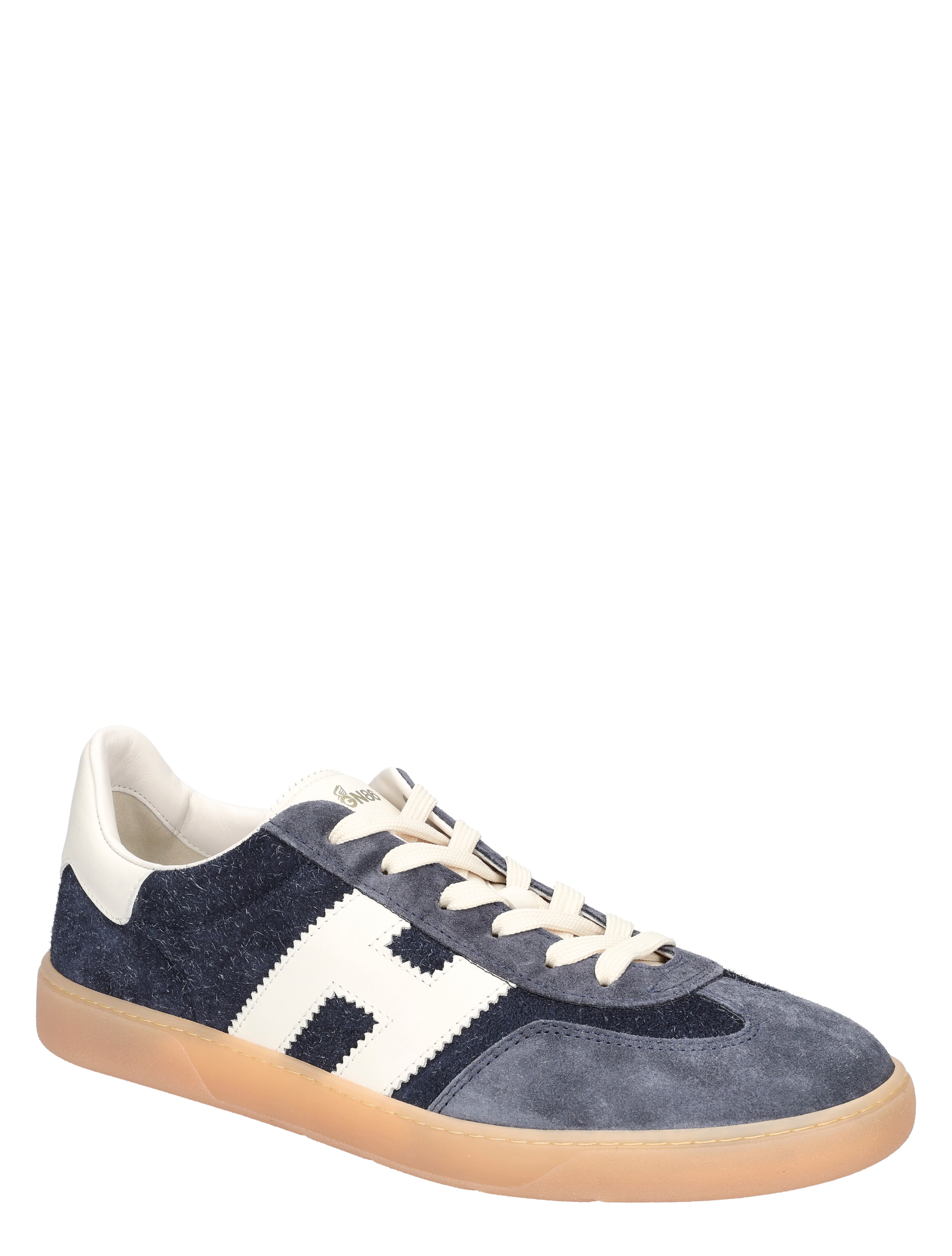 sneaker, casual shoe, suede, blauw, gumzool