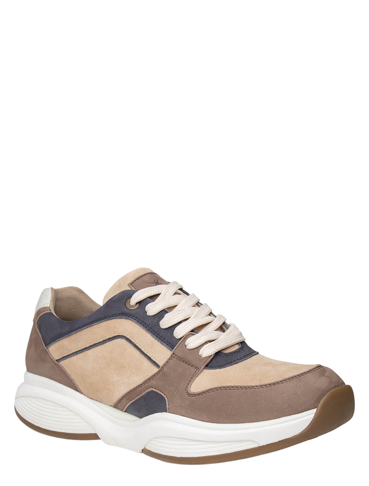 Xsensible - 32502.2  Dark Taupe Combi H-Wijdte - Heren - Veterschoenen - Casual Veterschoenen - 51663_22_3