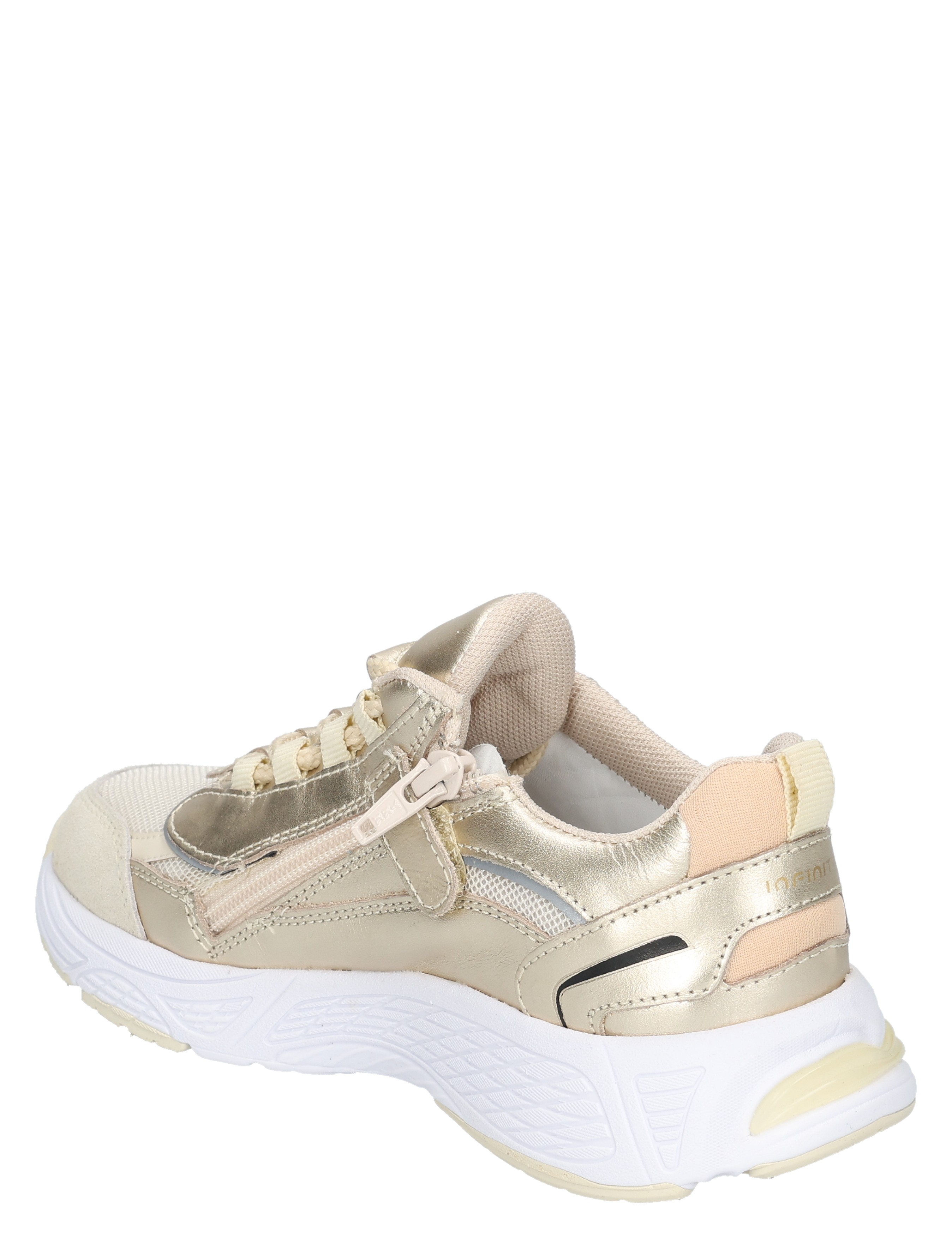 Hip - H1660  Platina Combi - Meisjes - Lage Sneakers - Sneakers - 50592_53_4
