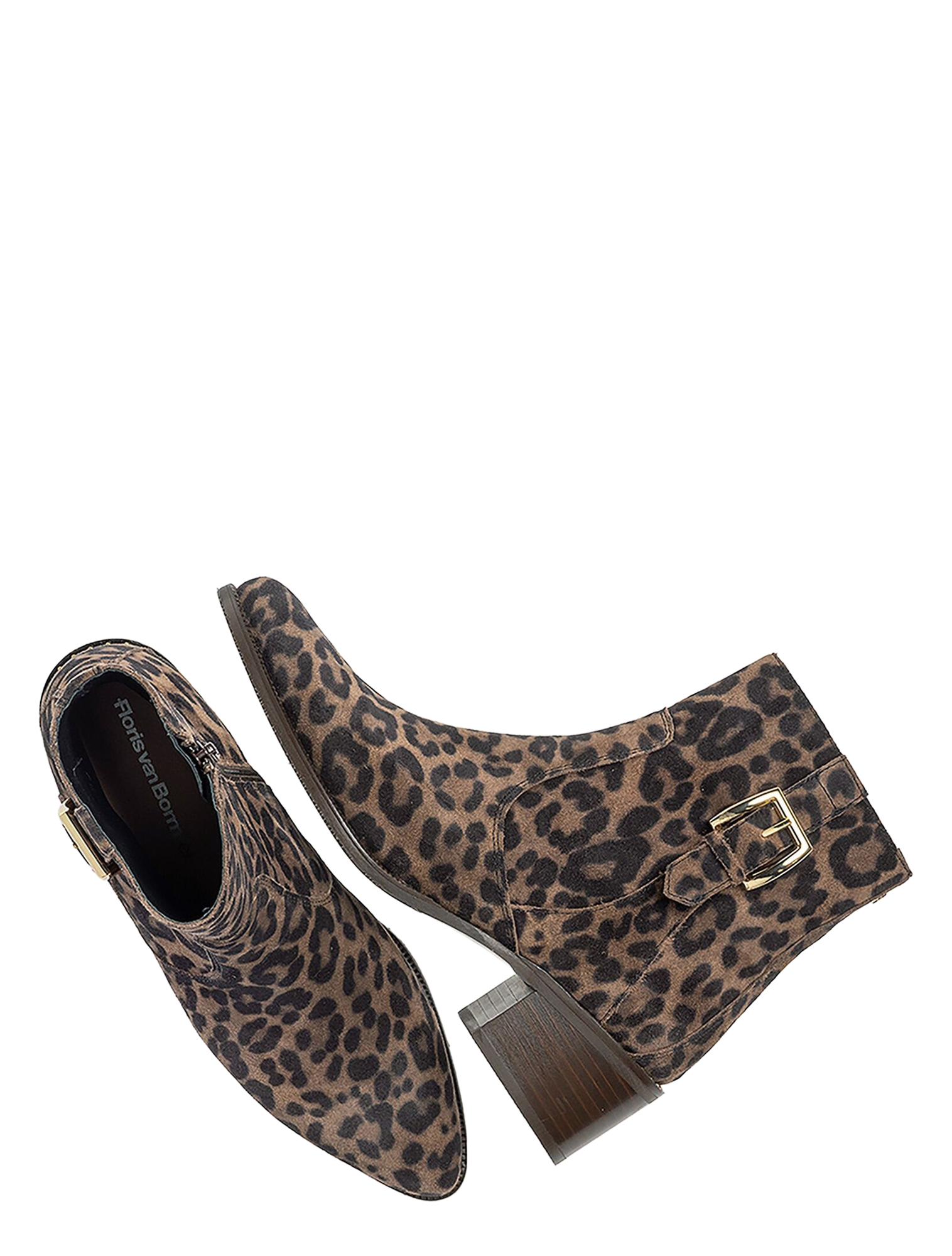 Floris van Bommel - Evi SFW-50065 34-02 Taupe G-Wijdte - Dames - Boots - Enkellaarsjes - 50104_77_4