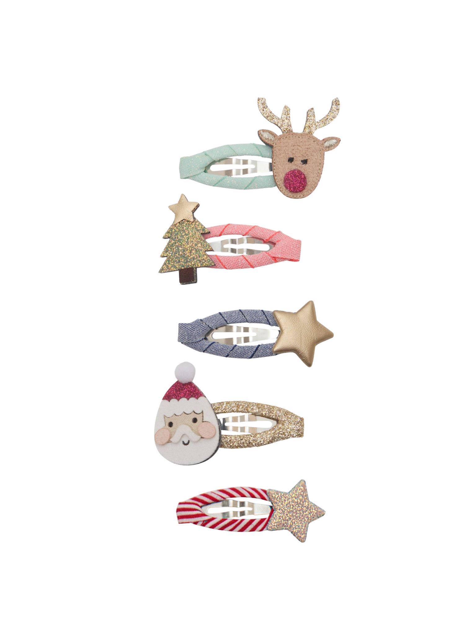 Mimi & Lula - Santa + Rudolph Mini Clip 172116-23 - Meisjes - Overige Accessoires - 49923_00_1