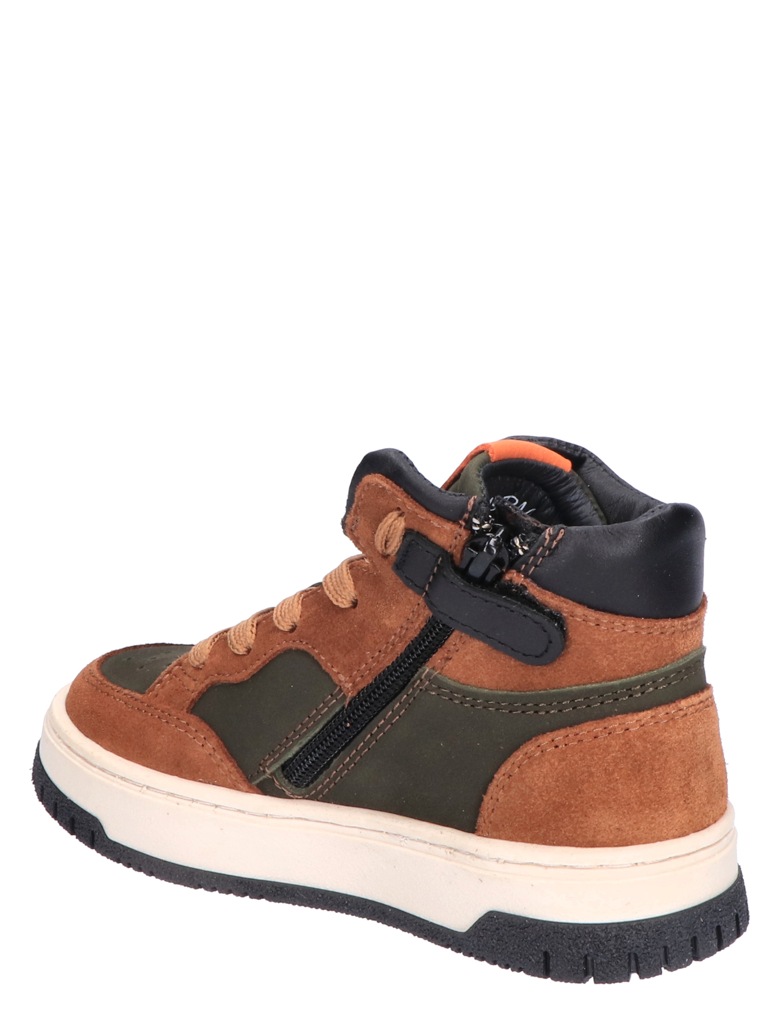 Pinocchio - P1197 Mid Brown Combi - Meisjes - Jongens - Sneakers - Sneakers - Hoge Sneakers - Hoge Sneakers - 45746_26_4