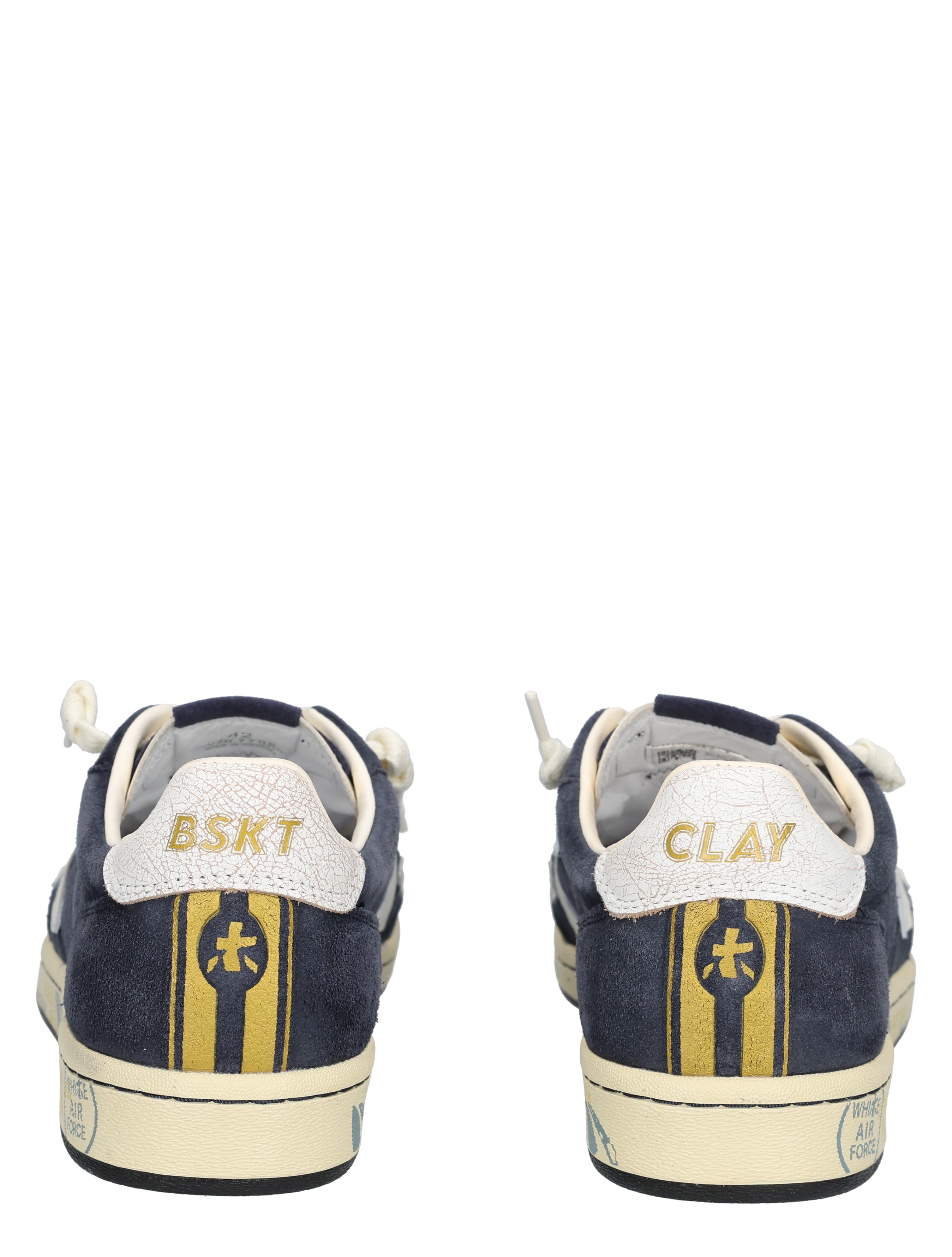 Premiata - BSKT Clay Men 7708 Navy - Heren - Lage Sneakers - Sneakers - 48274_33_6