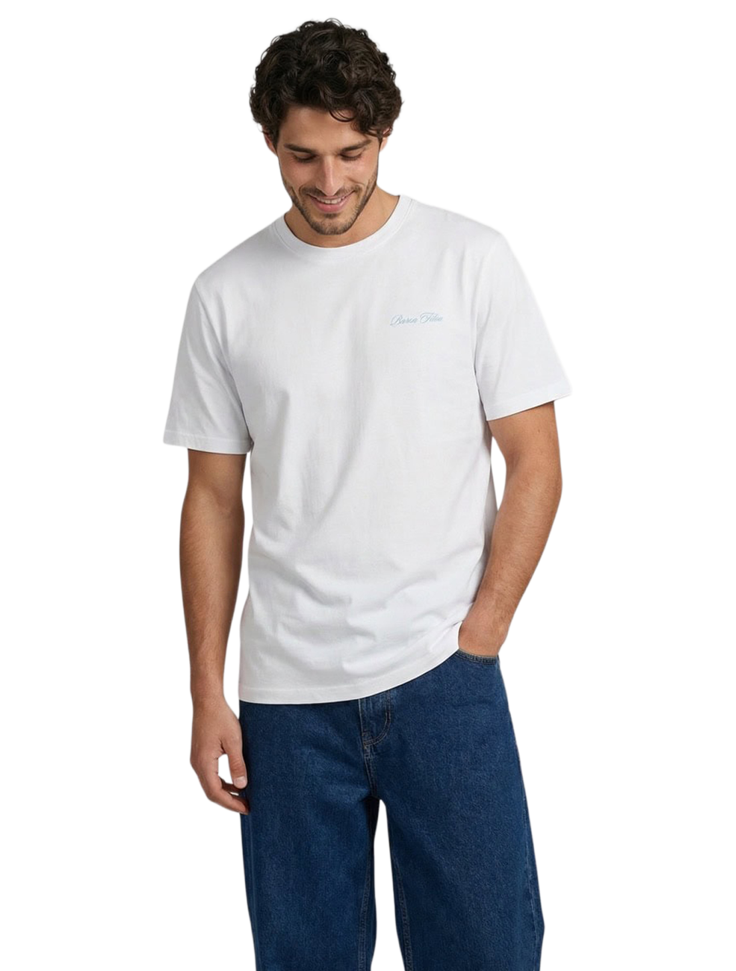 Baron Filou - Backprint The Resort King Filou CLXIX White - Heren - T-Shirts & Polos - 50615_88_2