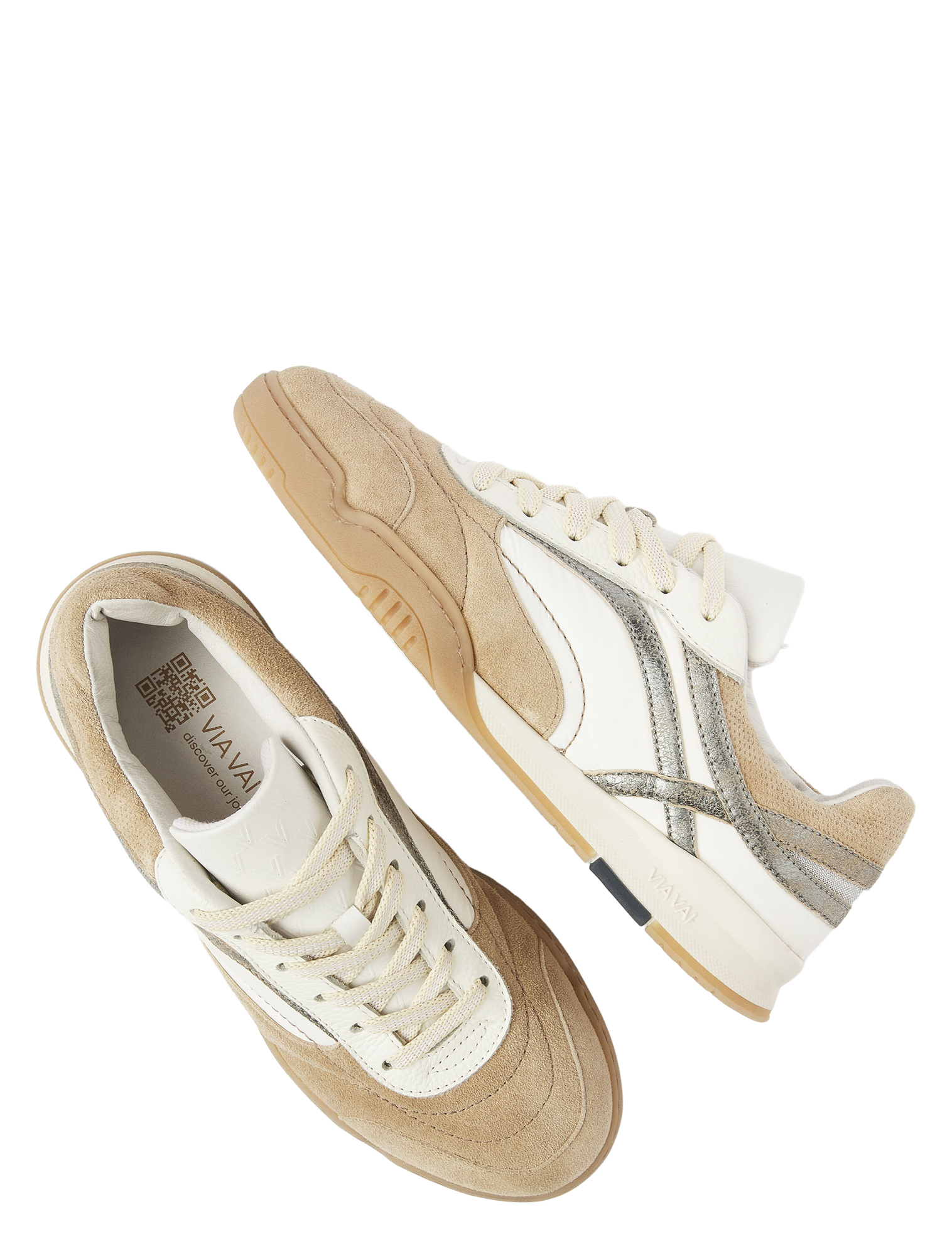 VIA VAI - 62393 Kris Sky 01-212 Sierra Noisette - Sneakers - Dames - Lage Sneakers - 51362_77_4