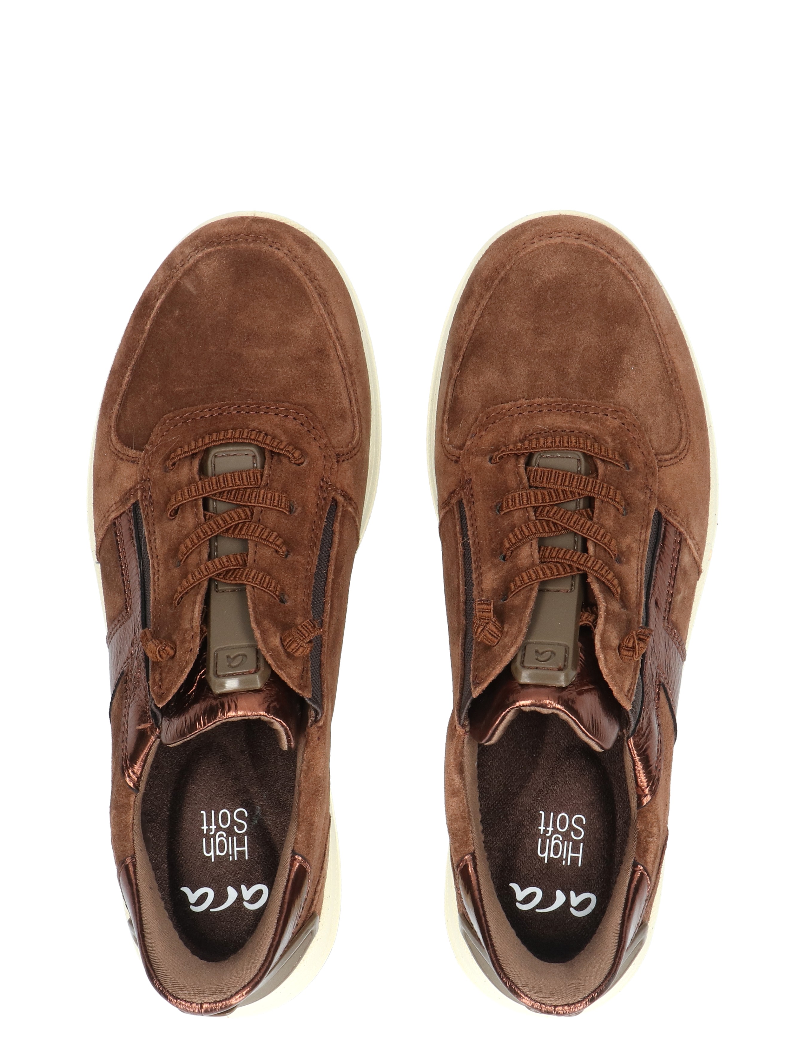 Ara - 12-27554-03 03 MOCCA - Dames - Veterschoenen - Casual Veterschoenen - 48834_22_7