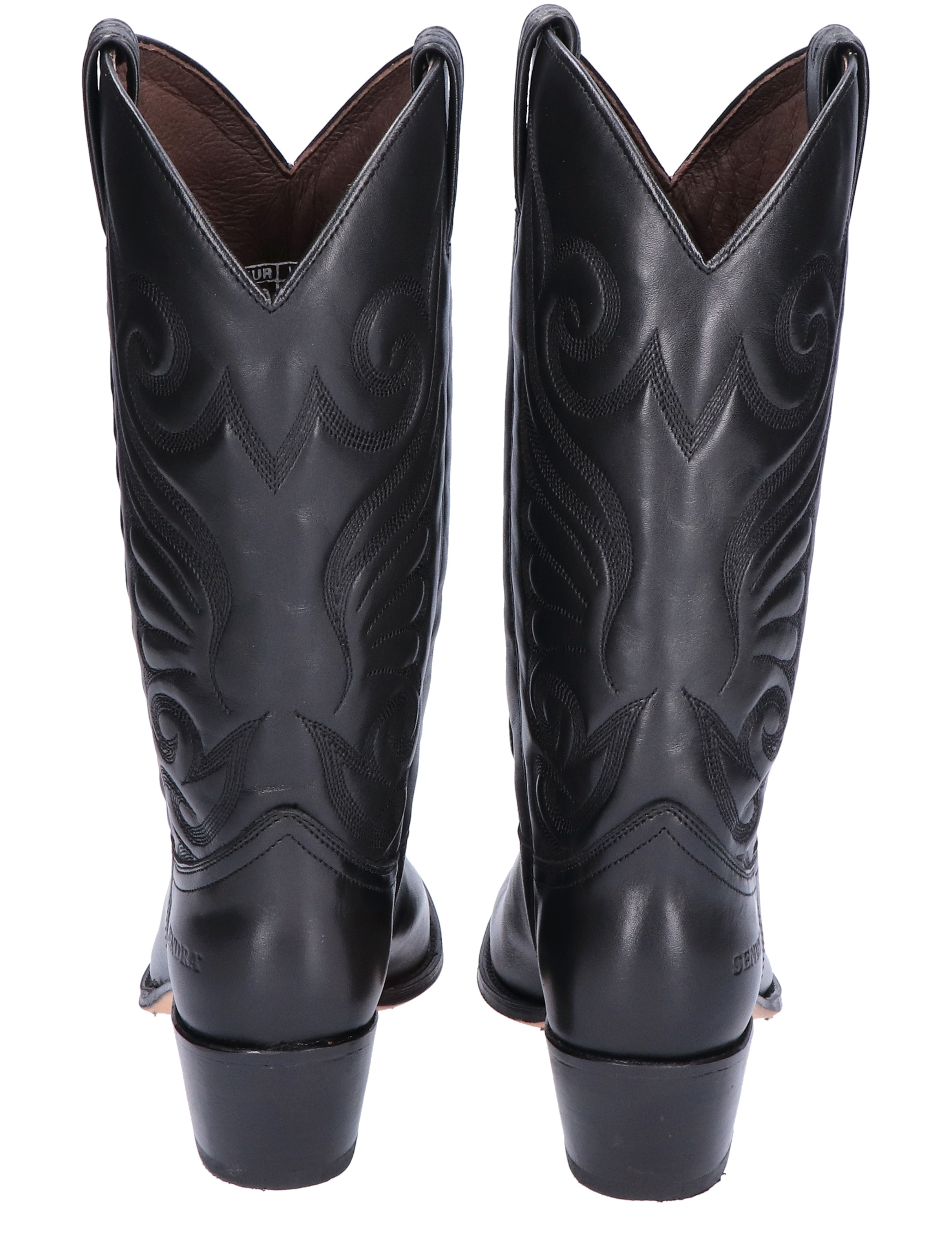 Sendra - 11627 Kiara Debora Cera Crust Black - Dames - Boots - Cowboylaarzen - 45945_11_6