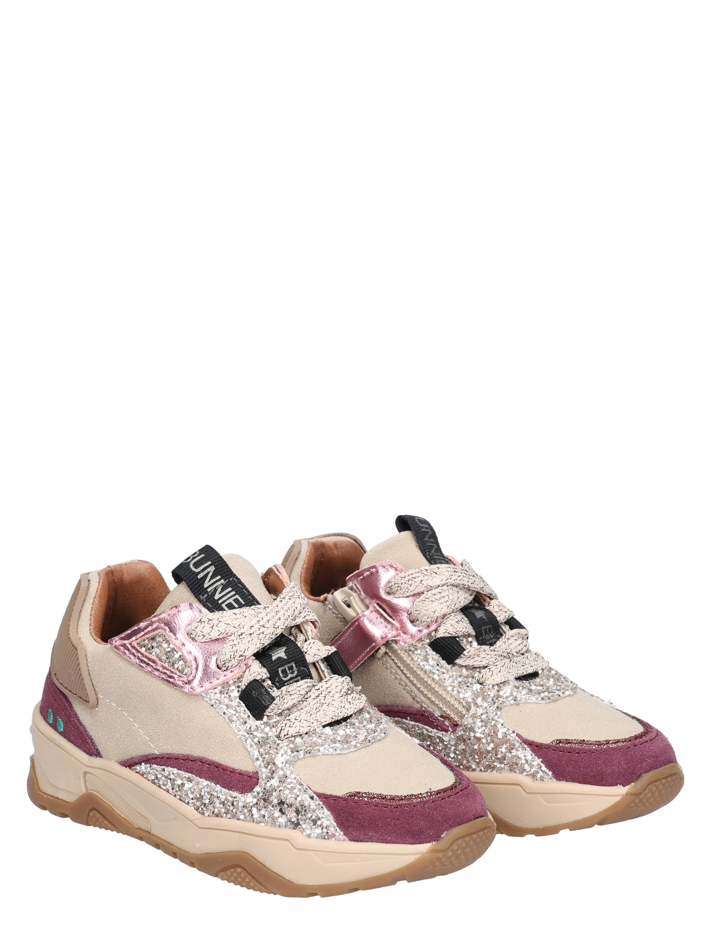 Bunnies - Ciske Chunky 225875 448 Aubergine - Meisjes - Lage Sneakers - Sneakers - 48499_74_5