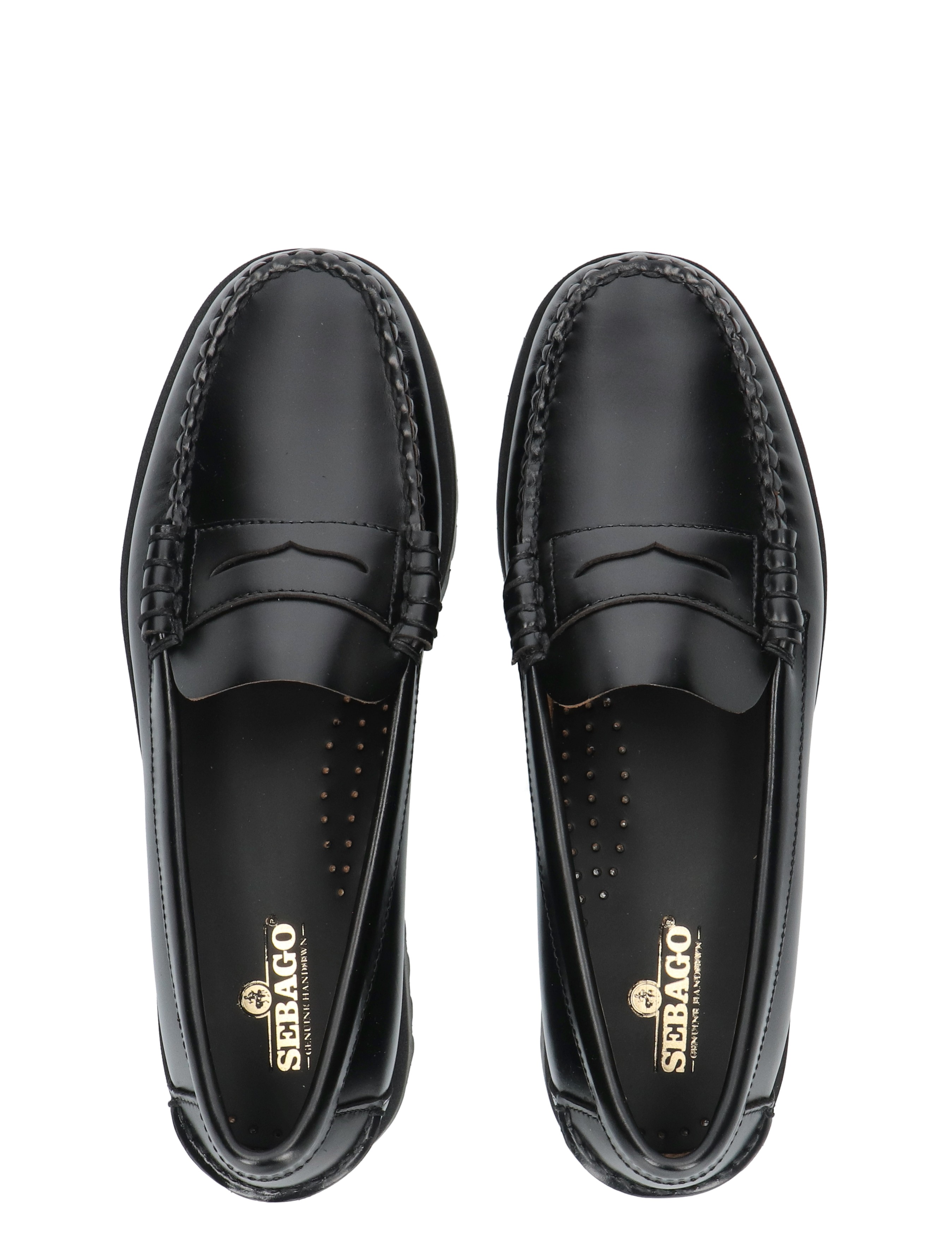 loafers, zwart, penny loafer, slip-on, leer