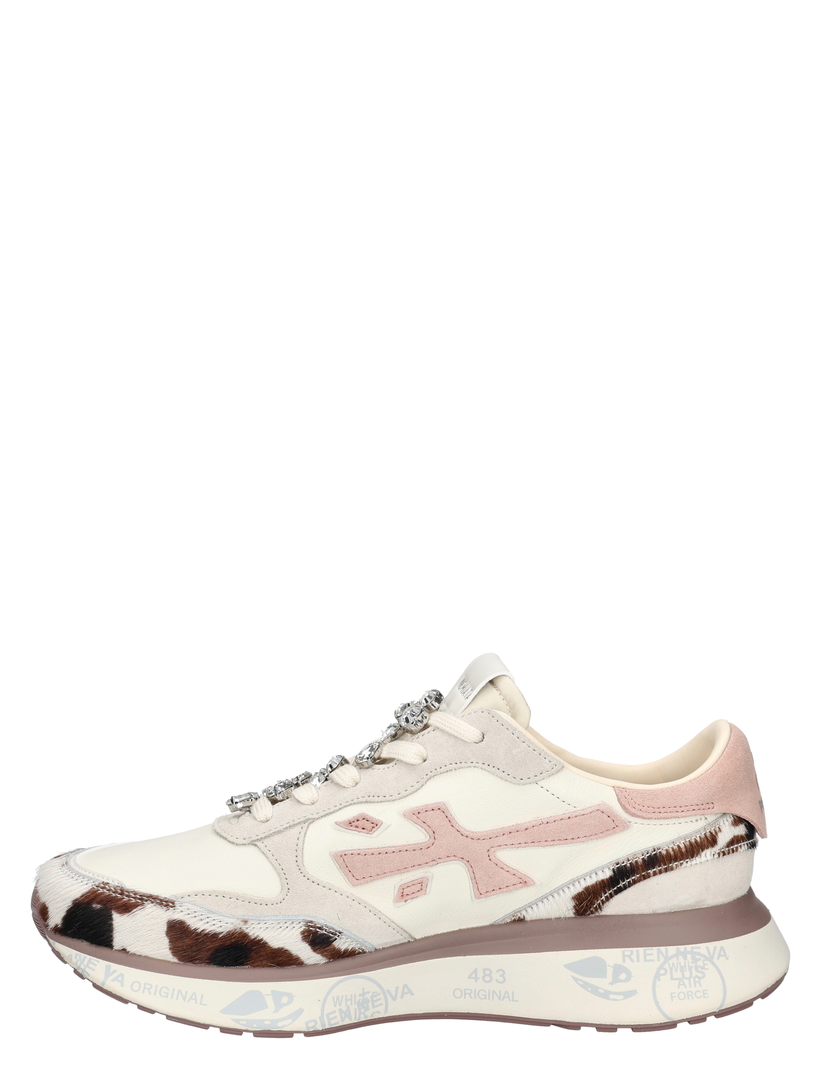 Premiata - Lauryn Women 8456 White - Dames - Sneakers - Lage Sneakers - 51093_88_2