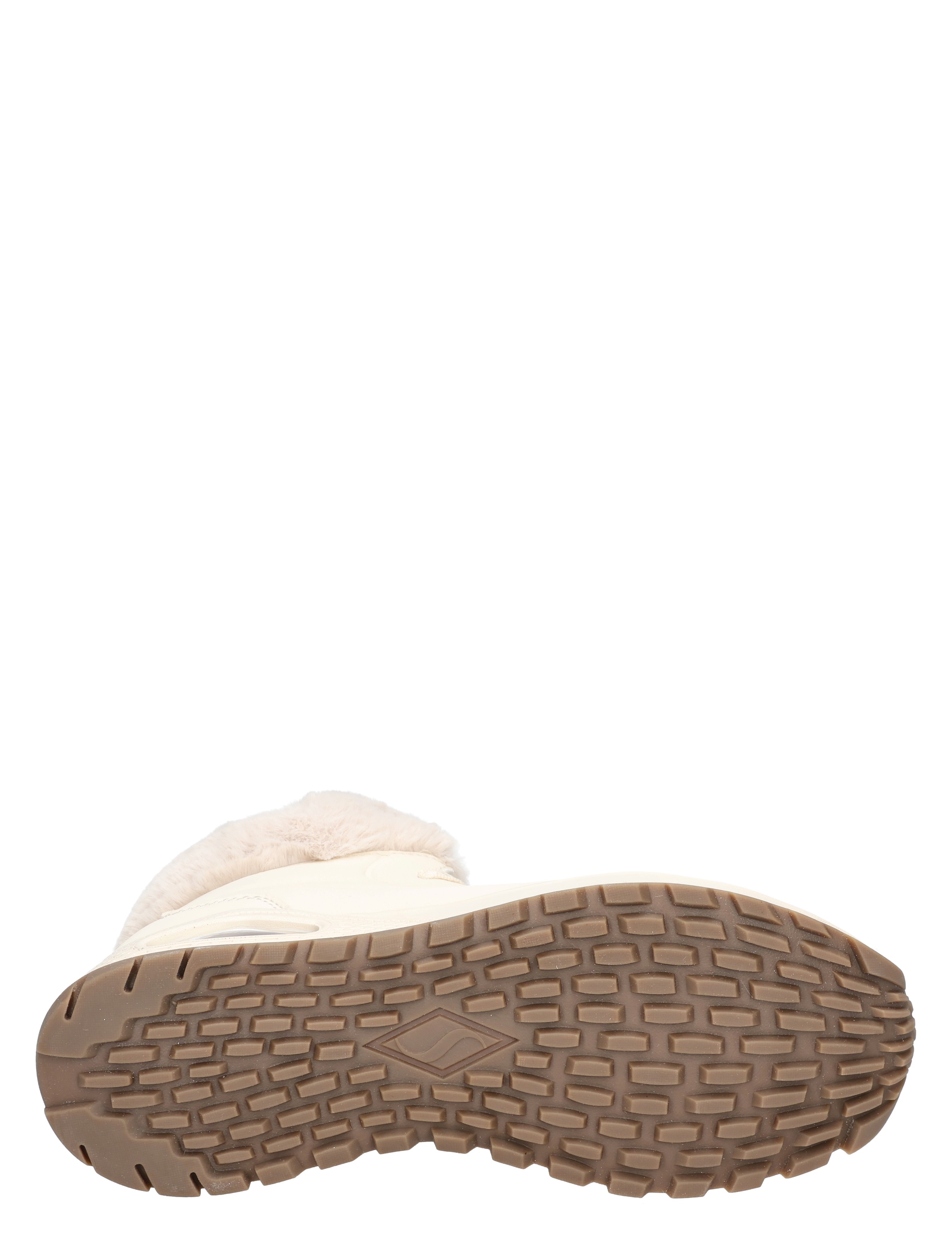 boot, snow boot, shearling, rubber sole, tan