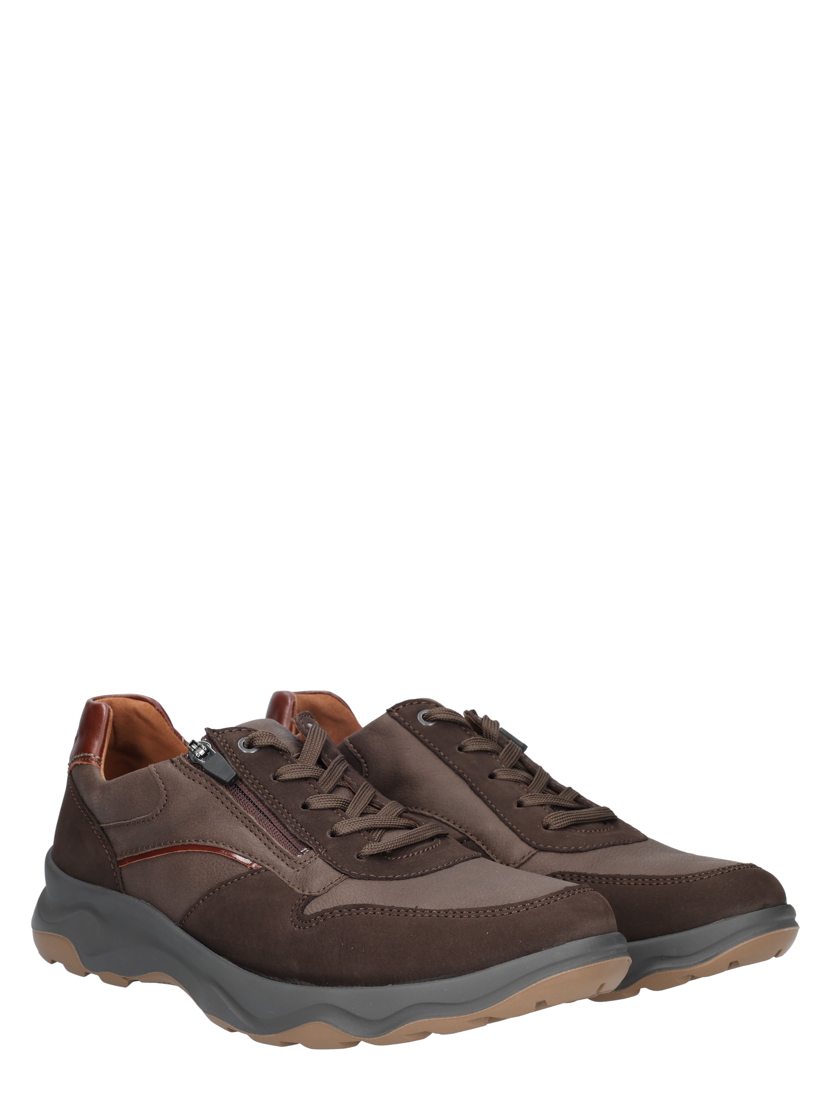 Waldlaufer - 718006 Brown H-wijdte - Heren - Veterschoenen - Casual Veterschoenen - 48861_22_5