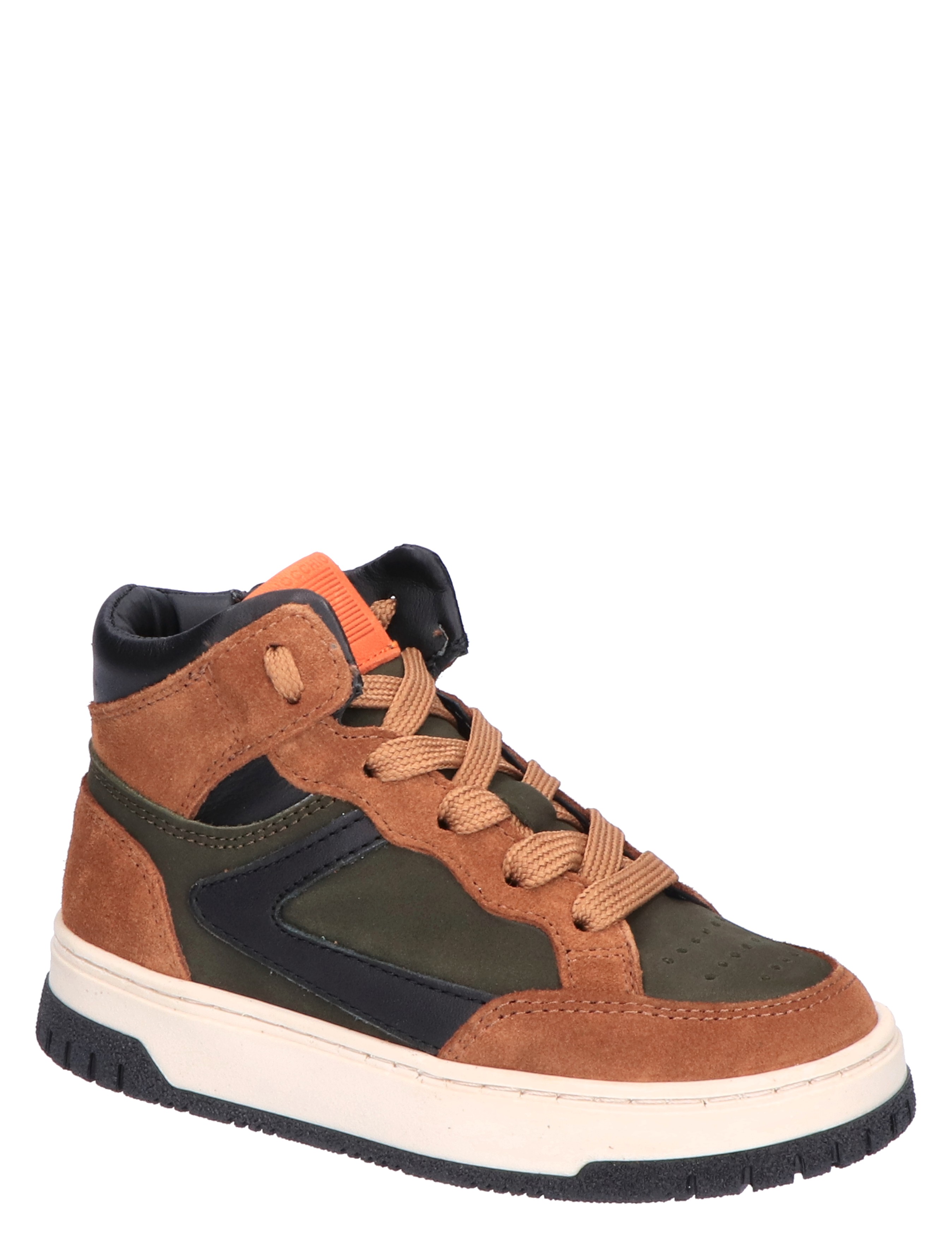 Pinocchio - P1197 Mid Brown Combi - Meisjes - Jongens - Sneakers - Sneakers - Hoge Sneakers - Hoge Sneakers - 45746_26_3