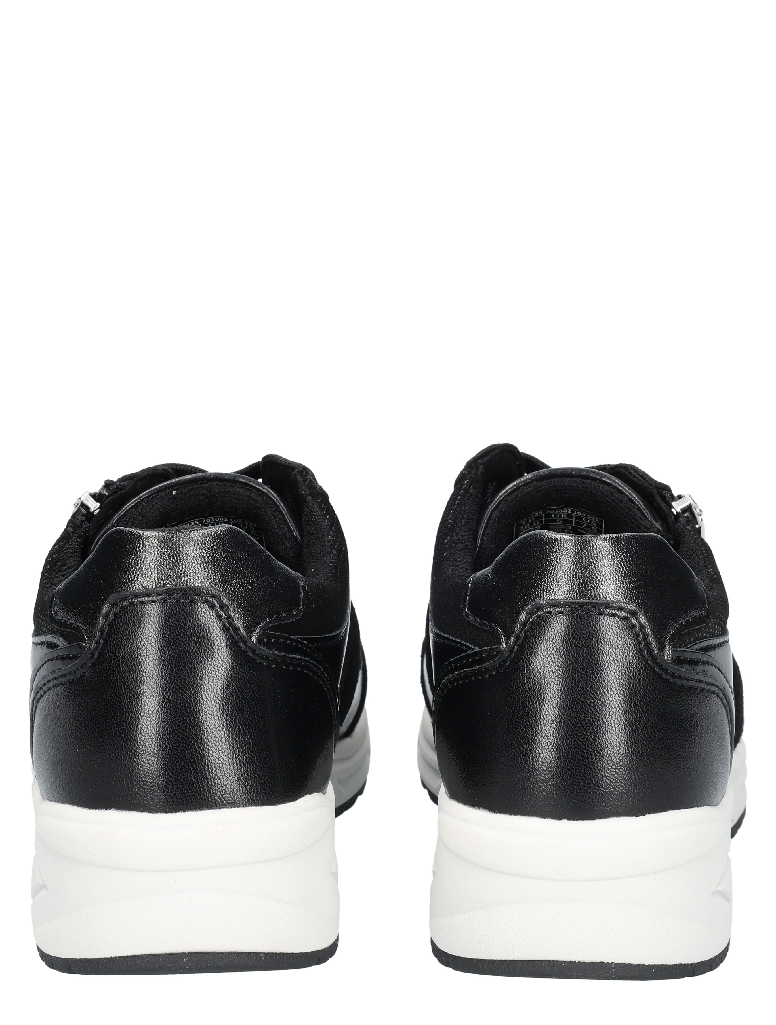 Waldlaufer - 703002 104 001 Black H-Wijdte - Dames - Veterschoenen - Casual Veterschoenen - 48868_11_6