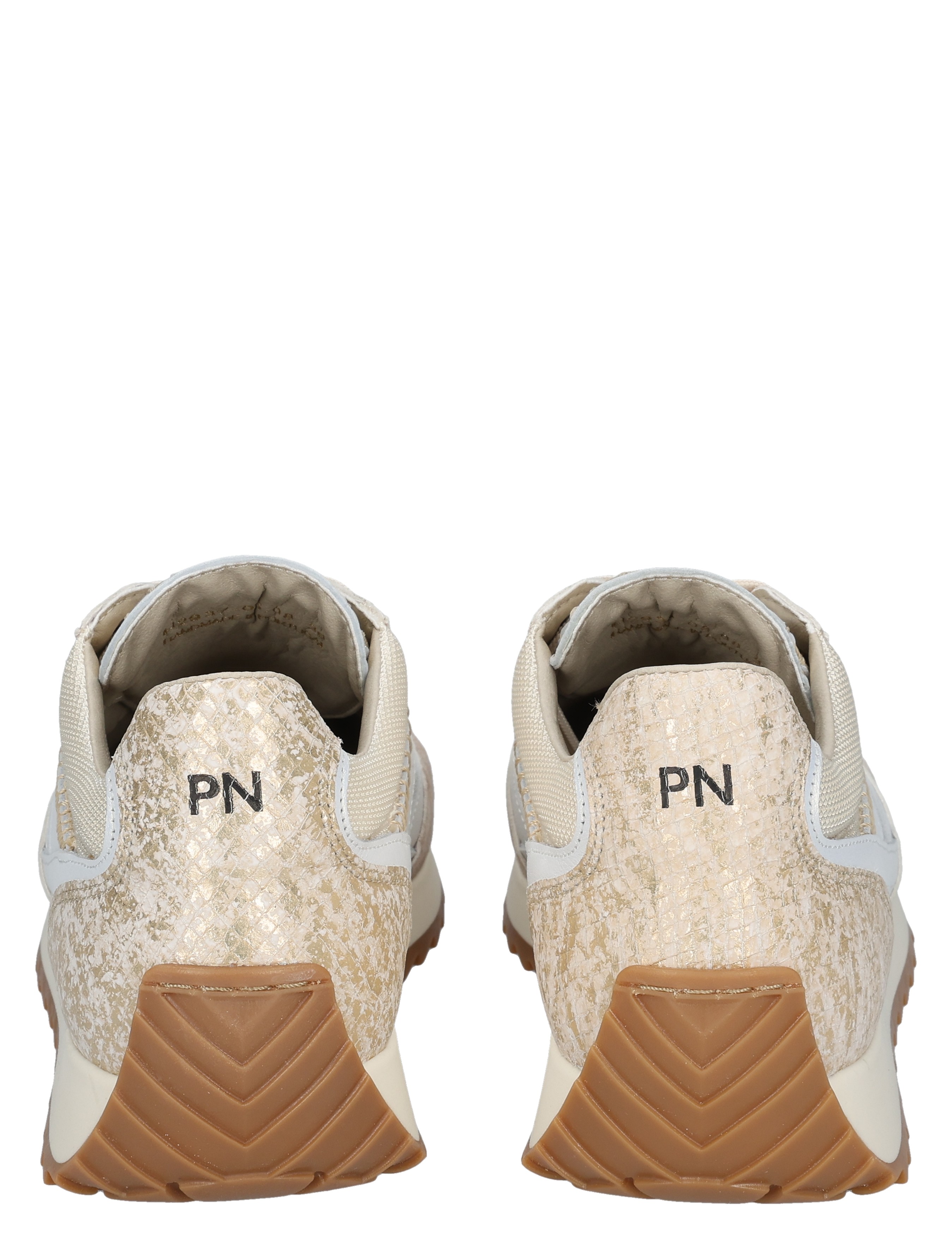 Piedi Nudi - Harlem 05.08 Cream Gold H-Wijdte - Dames - Veterschoenen - Casual Veterschoenen - 50523_77_6