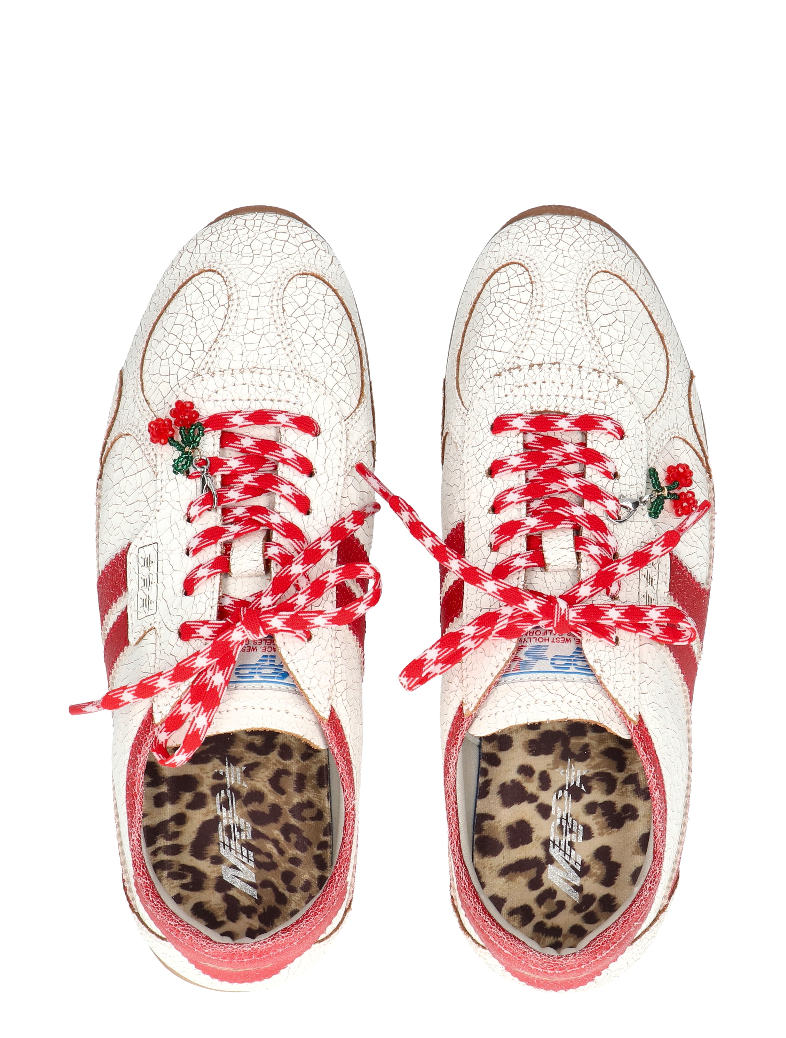 MRP by Maripe - Korea MRP V1 White Red - Dames - Sneakers - Lage Sneakers - 50642_84_7