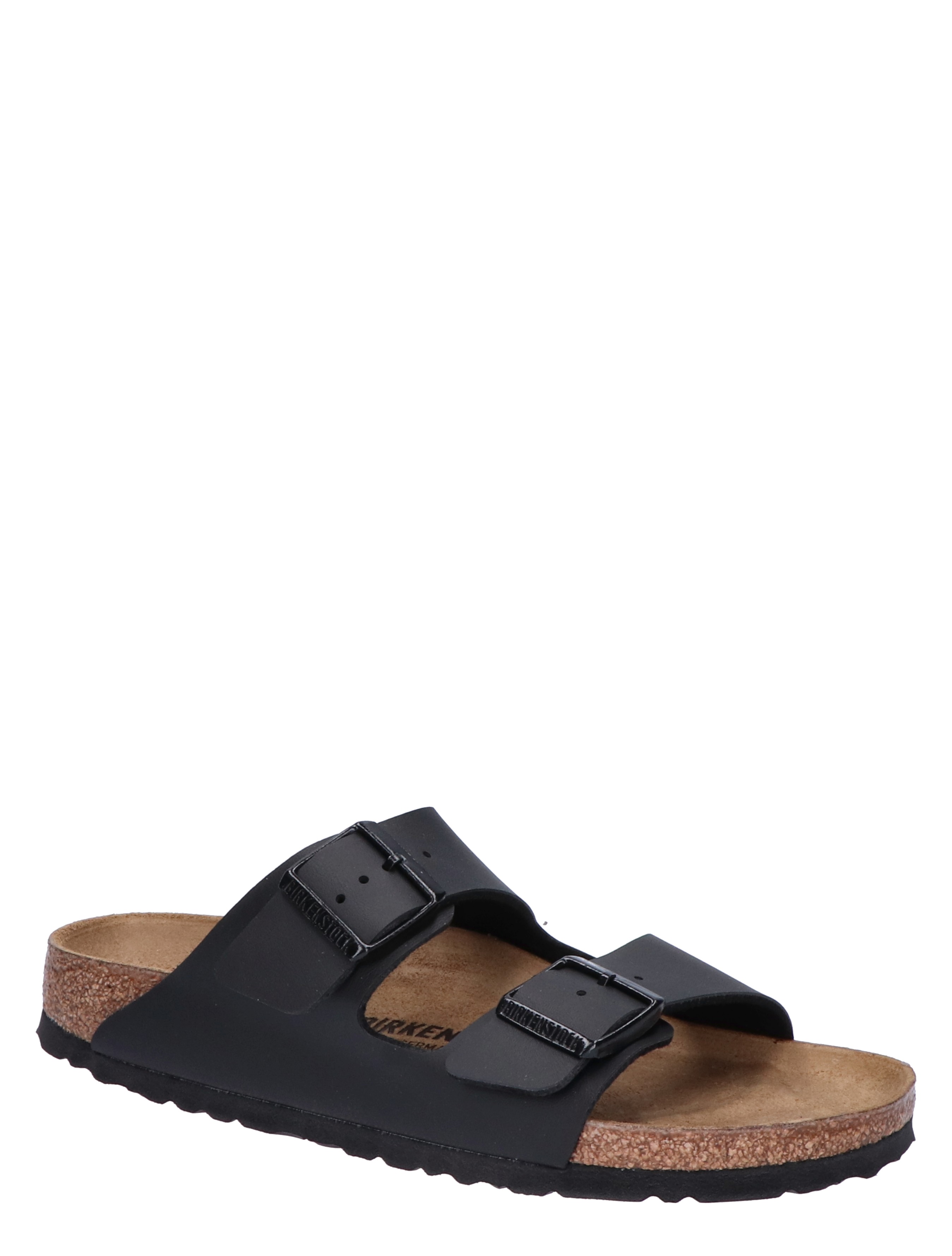 Birkenstock - Arizona Women Black Birko-Flor Narrow - Dames - Slippers - 43744_11_5