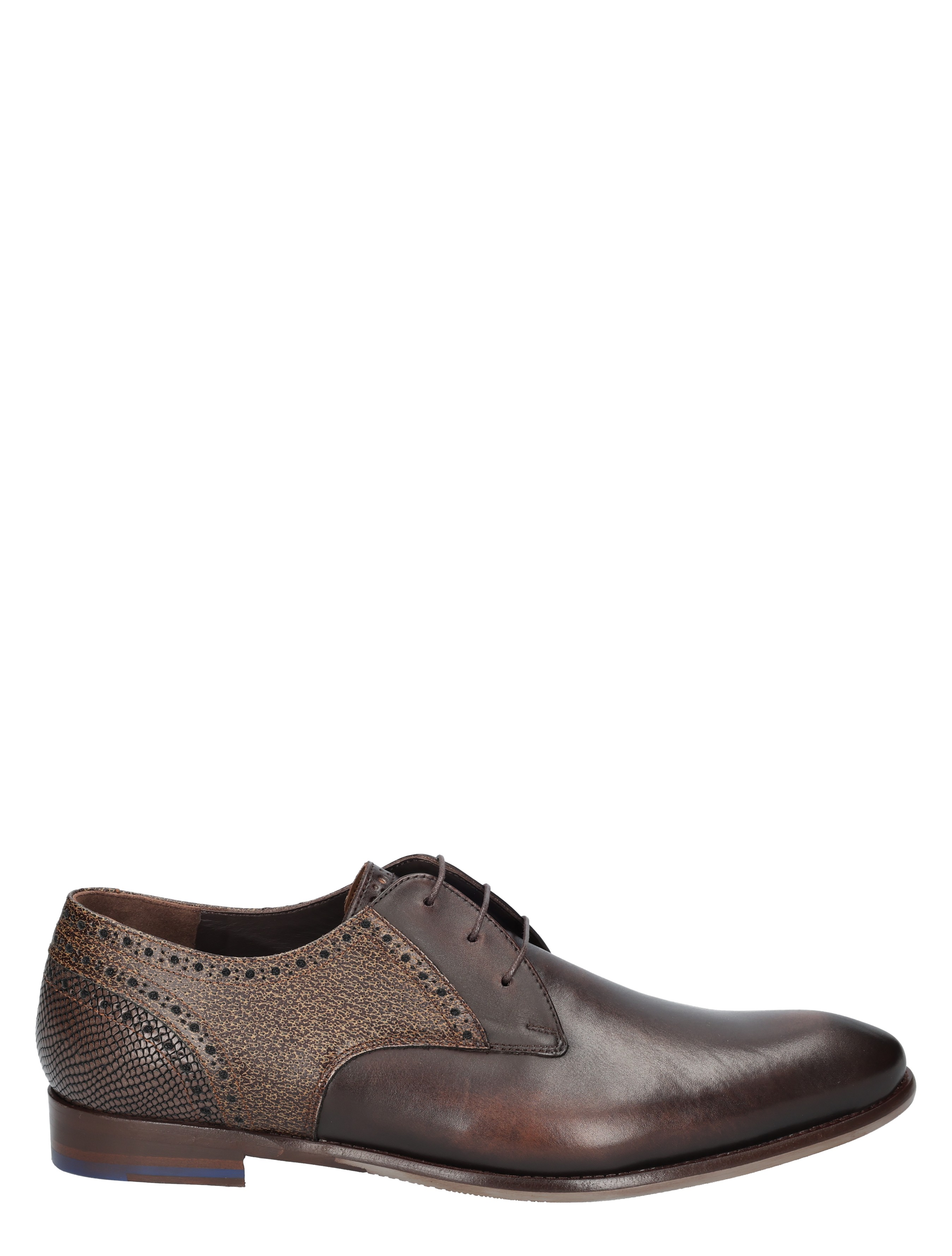 Floris van Bommel - De Stapper 30361 21-06 DarkBrown - Heren - Veterschoenen - Nette Veterschoenen - 52558_22_1