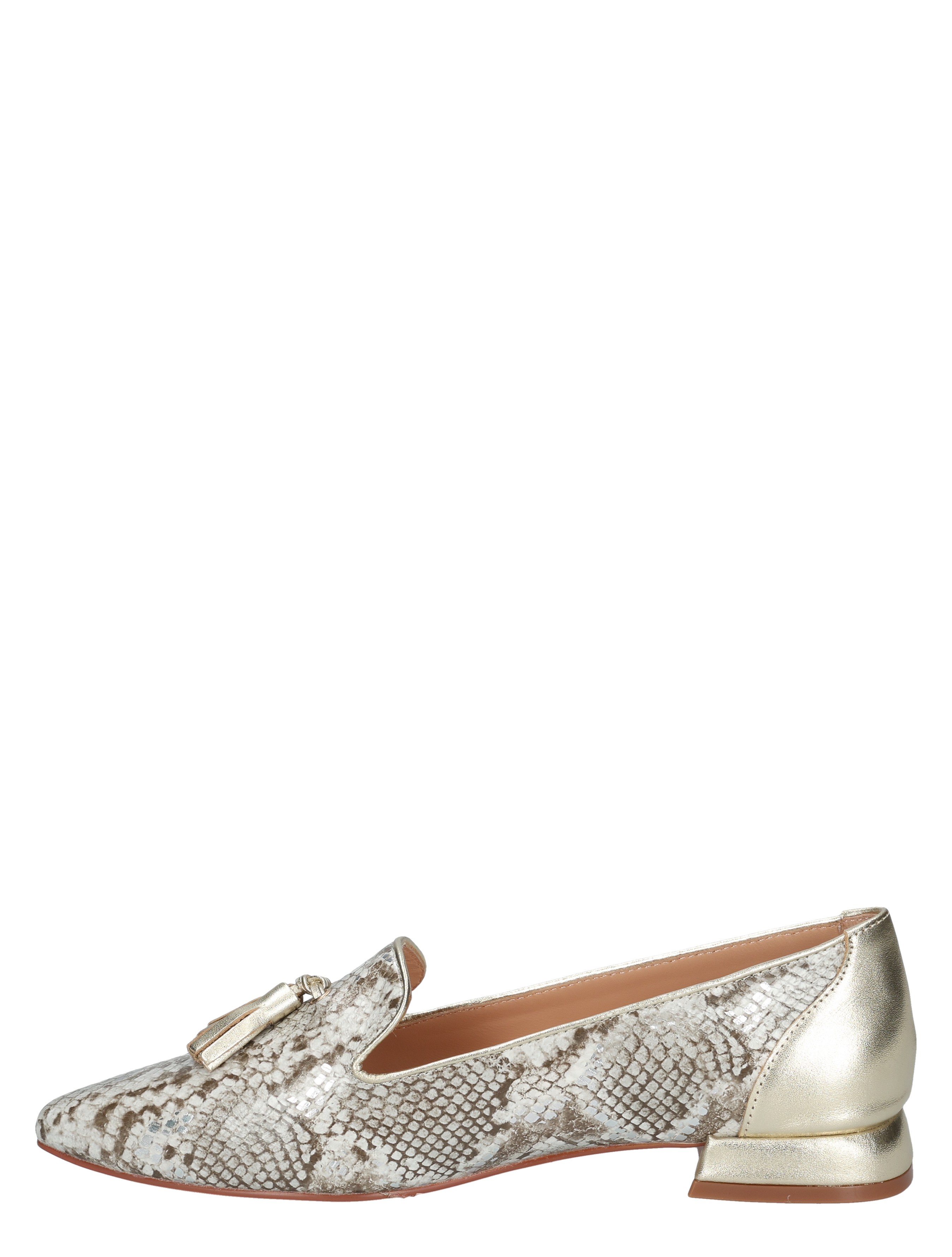 Di Lauro - Diodata Beige Multi Snake - Dames - Loafers - 50229_75_2