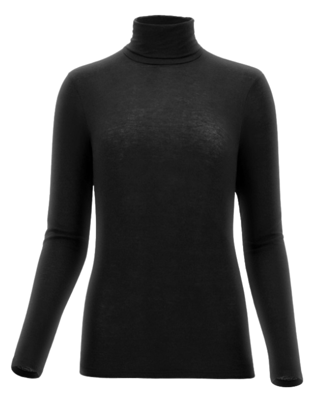 Perfect Line Cashmere Turtleneck 9999 Black