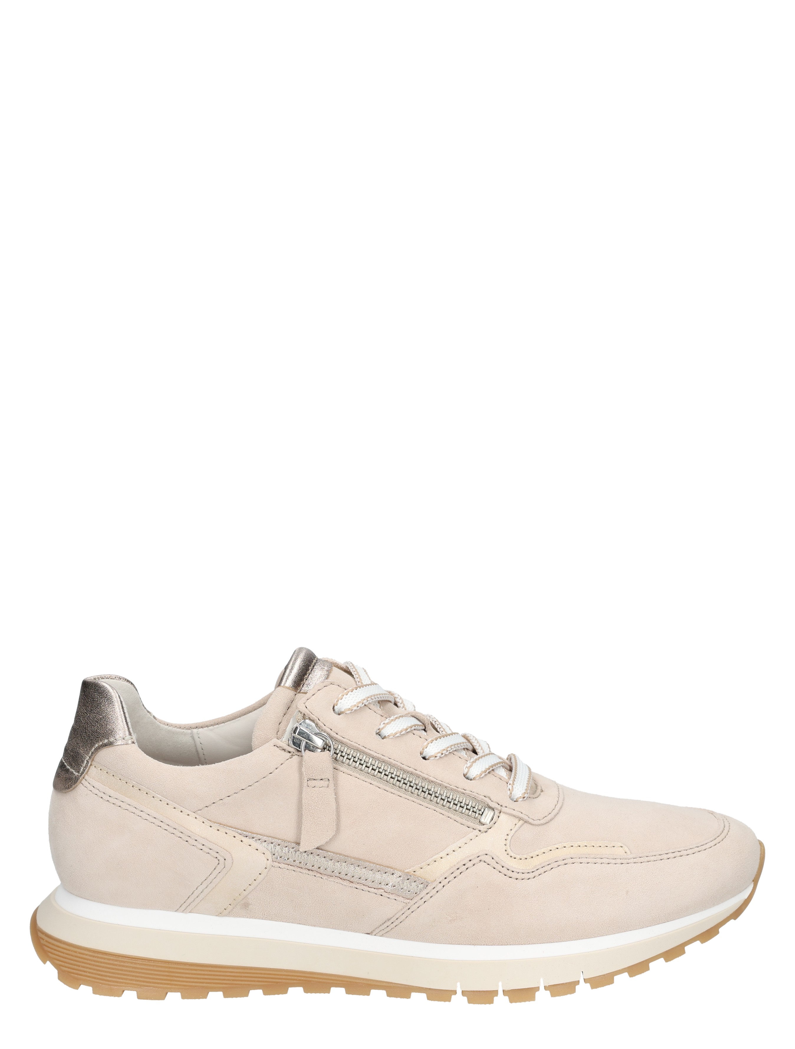 Gabor - 86.378.33 Beige H-Wijdte - Dames - Veterschoenen - Casual Veterschoenen - 50007_77_1