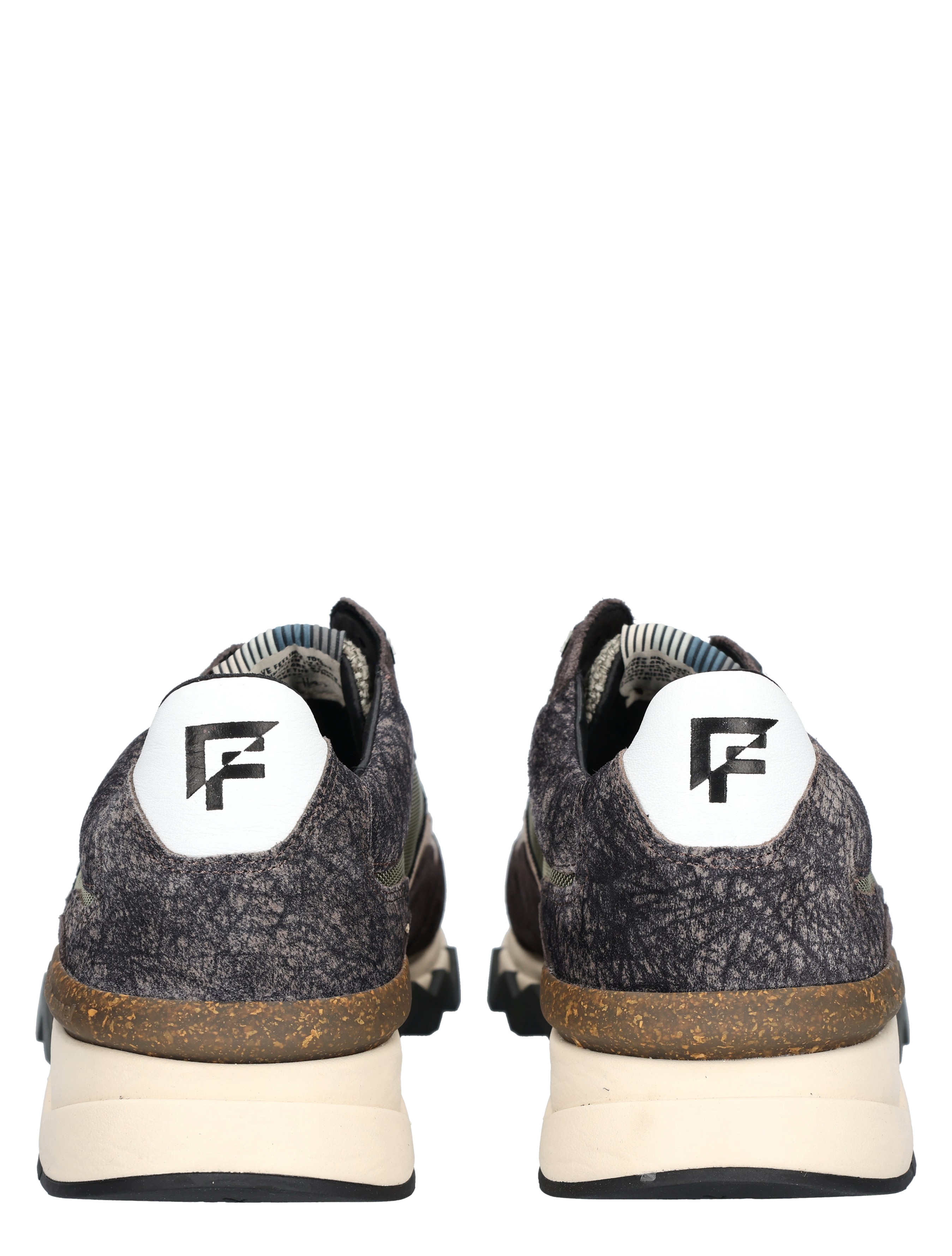 Floris van Bommel - De Zager SFM-10178 31-01 Dark Grey G+ Wijdte - Heren - Lage Sneakers - Sneakers - 49303_29_6