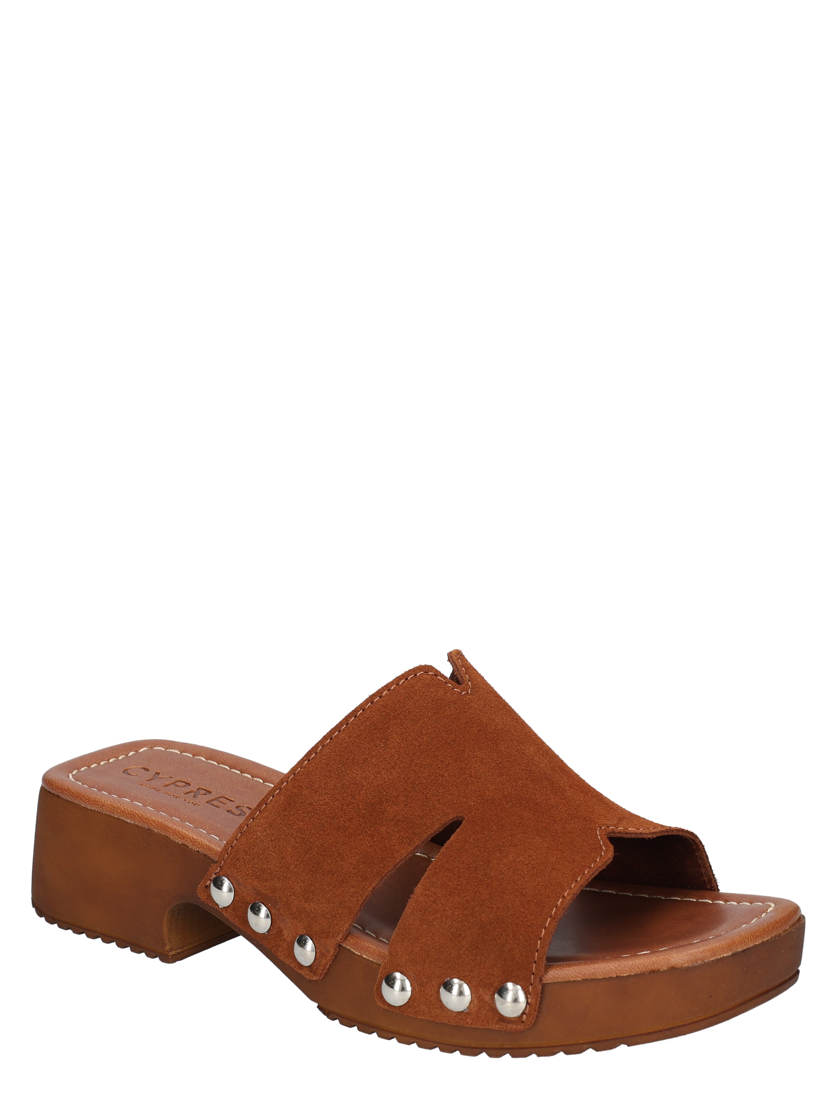 Cypres - Ziare 2610705 Suede Brown - Dames - Muiltjes - 50310_22_3