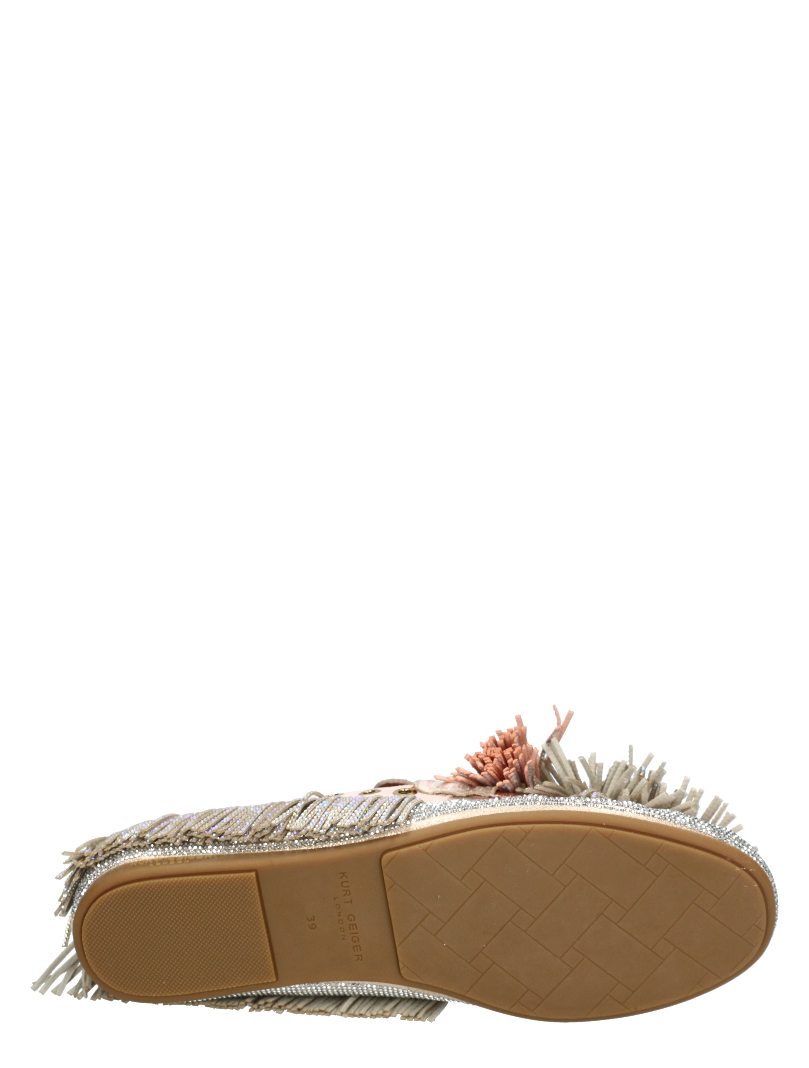 Kurt Geiger - PomPom Moccasin Metal Combi - Dames - Loafers - 49596_53_10