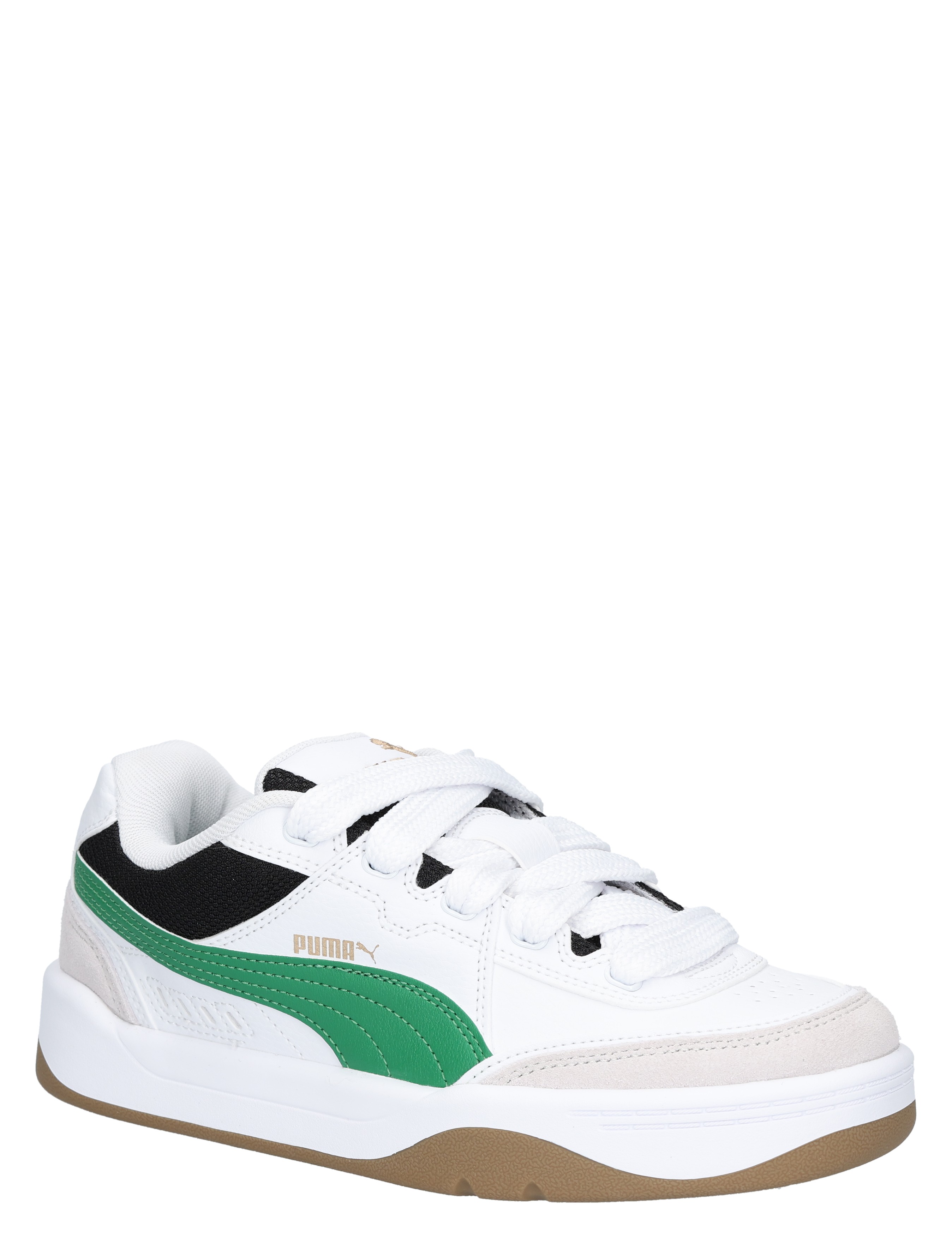 Puma - Park Lifestyle 06 White Green - Meisjes - Jongens - Sneakers - Lage Sneakers - Lage Sneakers - Sneakers - 48087_88_3
