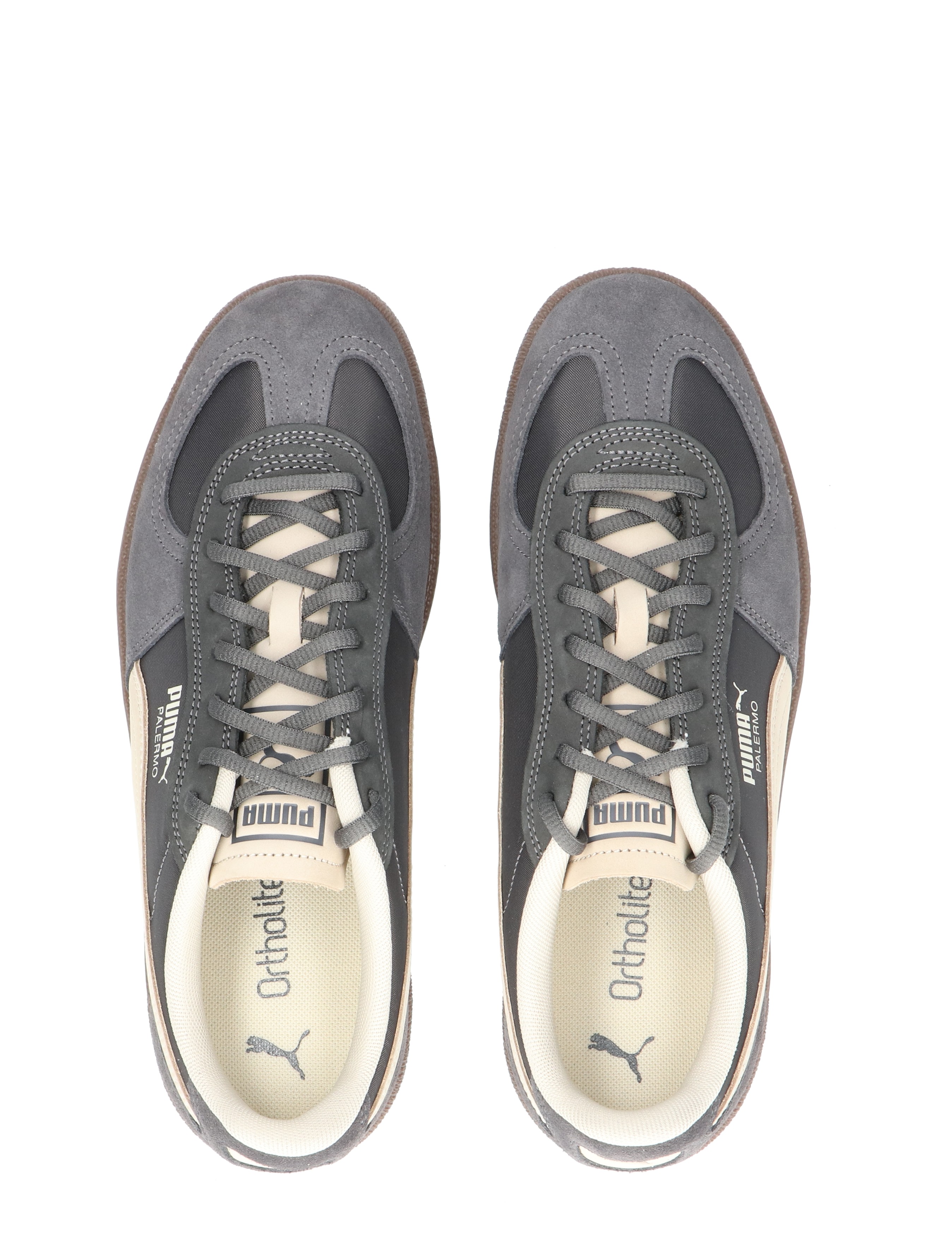 Puma - Palermo Pop 403257 03 Dusk Grey Desert Dus - Heren - Lage Sneakers - Sneakers - 48072_99_7