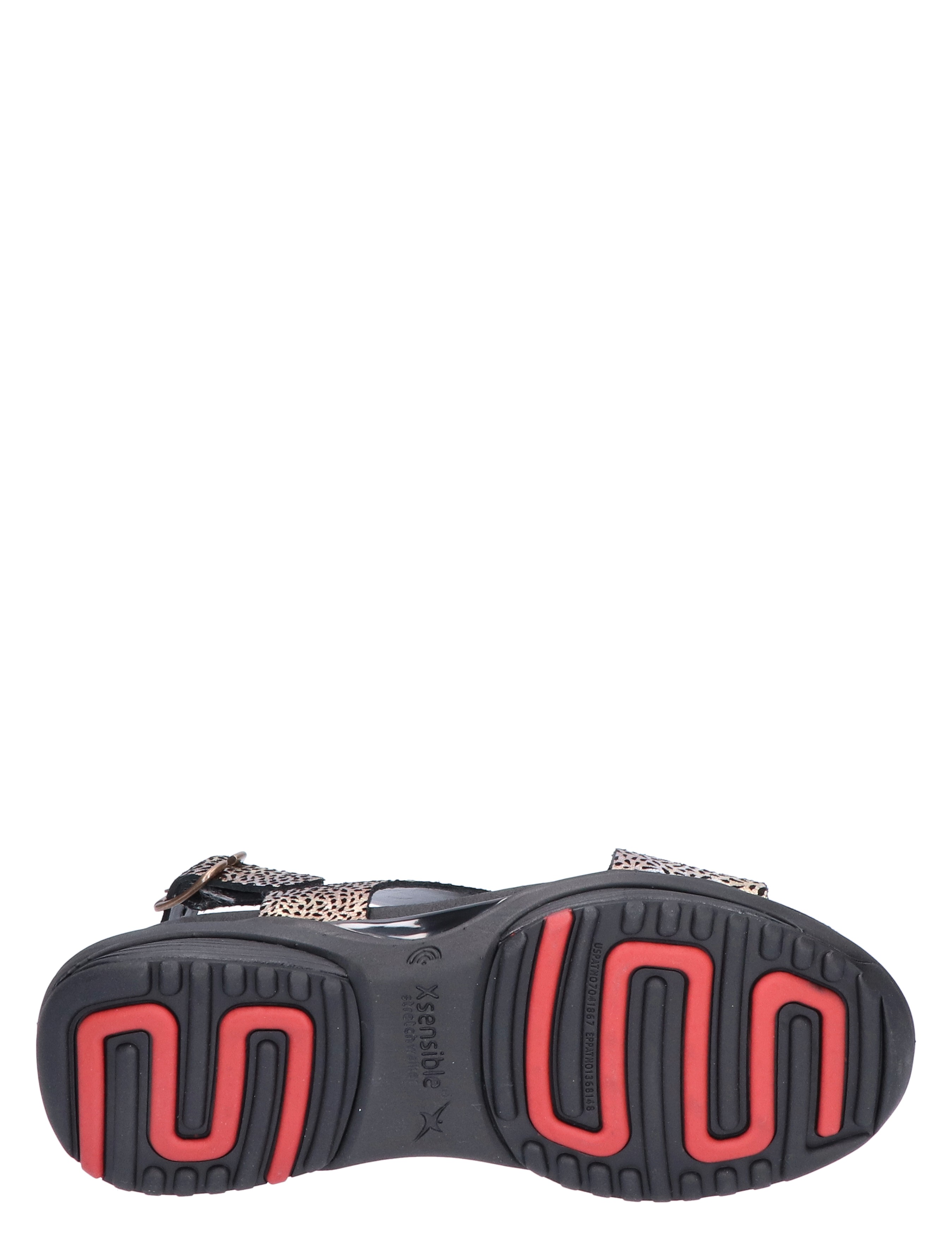 Xsensible - 30036.5 Corfu 062 Black Fantasy G-Wijdte - Dames - Sandalen - 43887_11_5